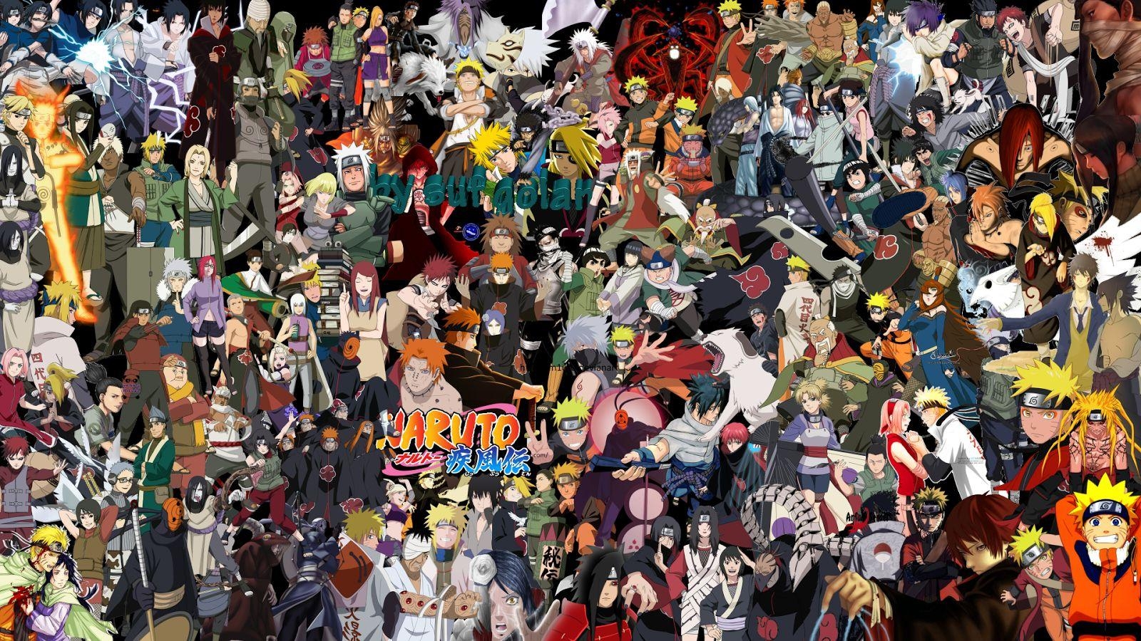 1600x900 Naruto All Characters Wallpaper Wallpaper HD, Desktop