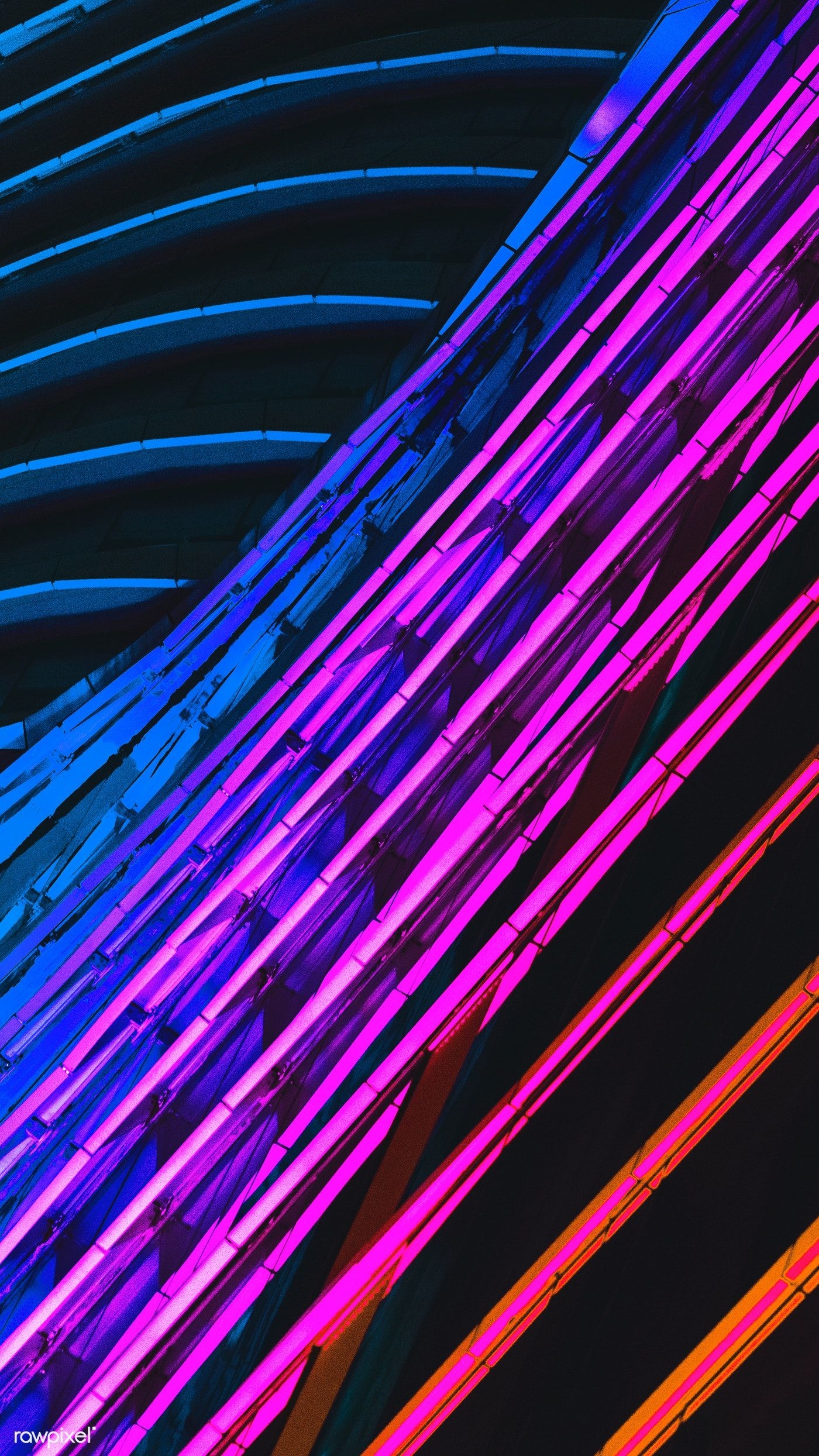 1400x2490 Neon lights patterned line mobile wallpaper. free image / Teddy Rawpixel. Neon light wallpaper, Flower background image, Neon wallpaper, Phone