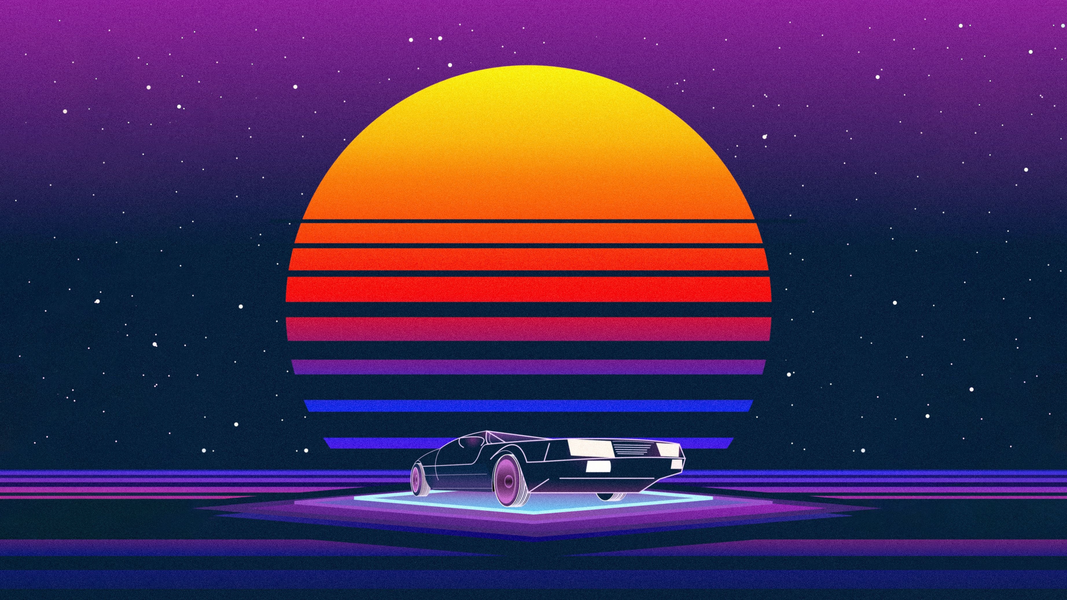 3690x2080 Retro Wave Wallpaper Free Retro Wave Background, Desktop