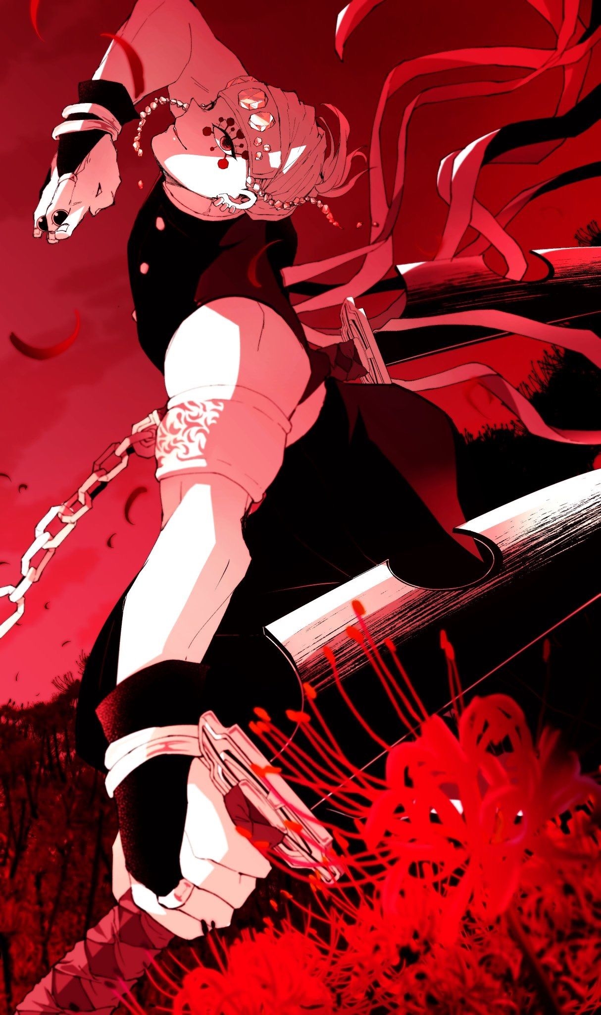 1220x2050 Uzui Tengen no Yaiba Anime, Phone