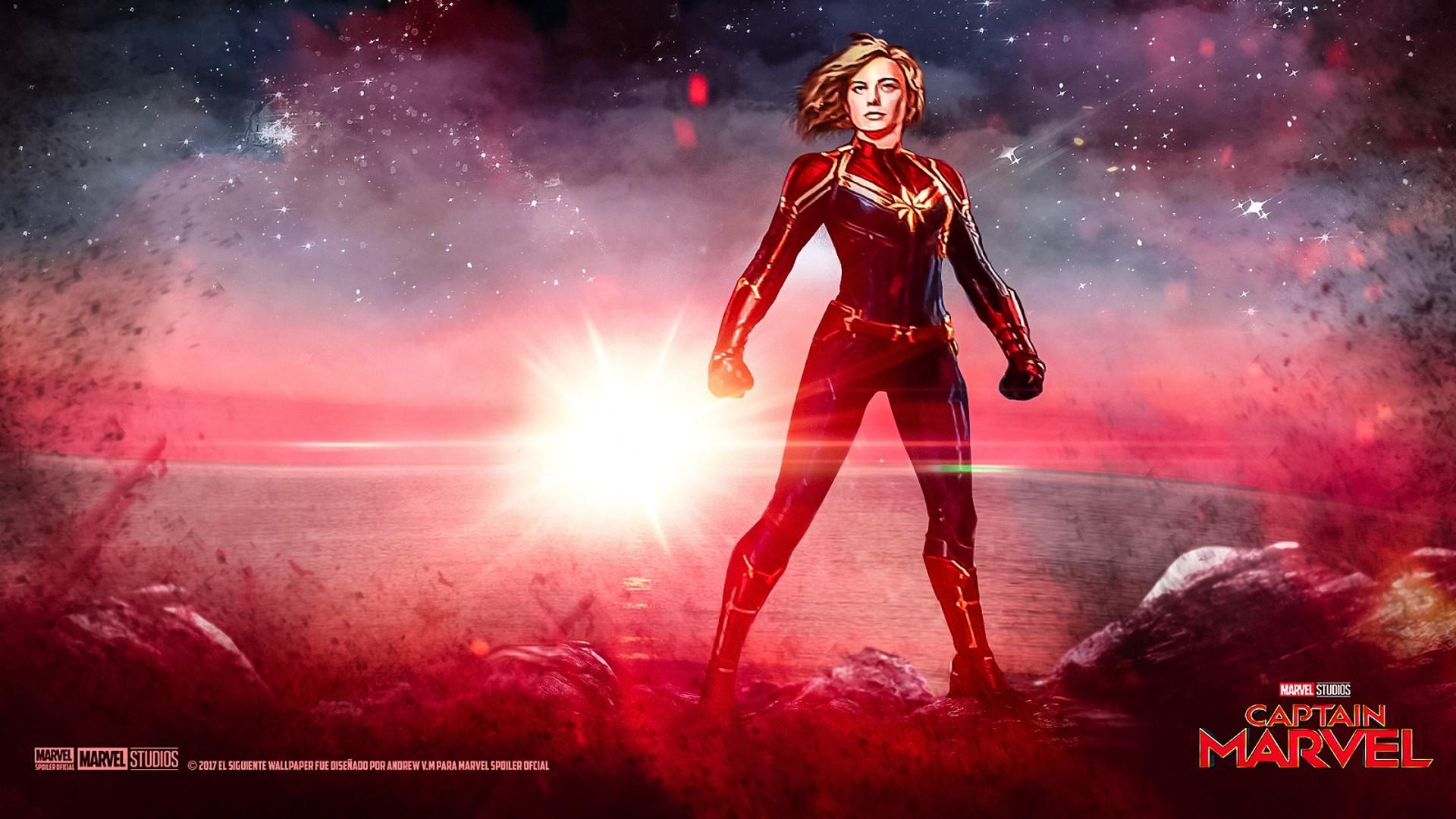 1920x1080 Wallpaper Captain Marvel Movie Poster Wallpaper HD, Desktop