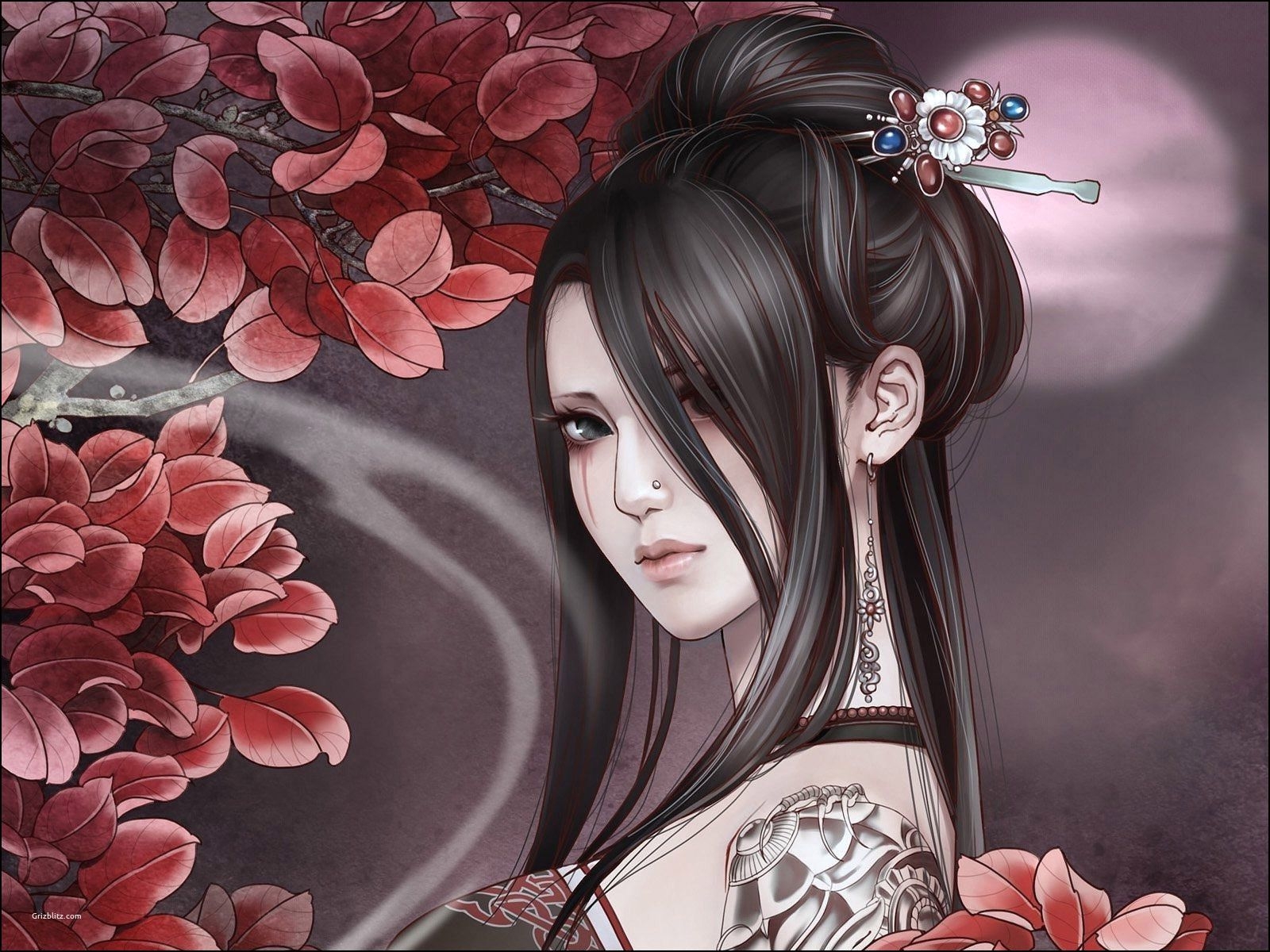 1600x1200 Picture Anime Girl Tattoo Free Download Mooie Anime Anime Wallpaper & Background Download, Desktop