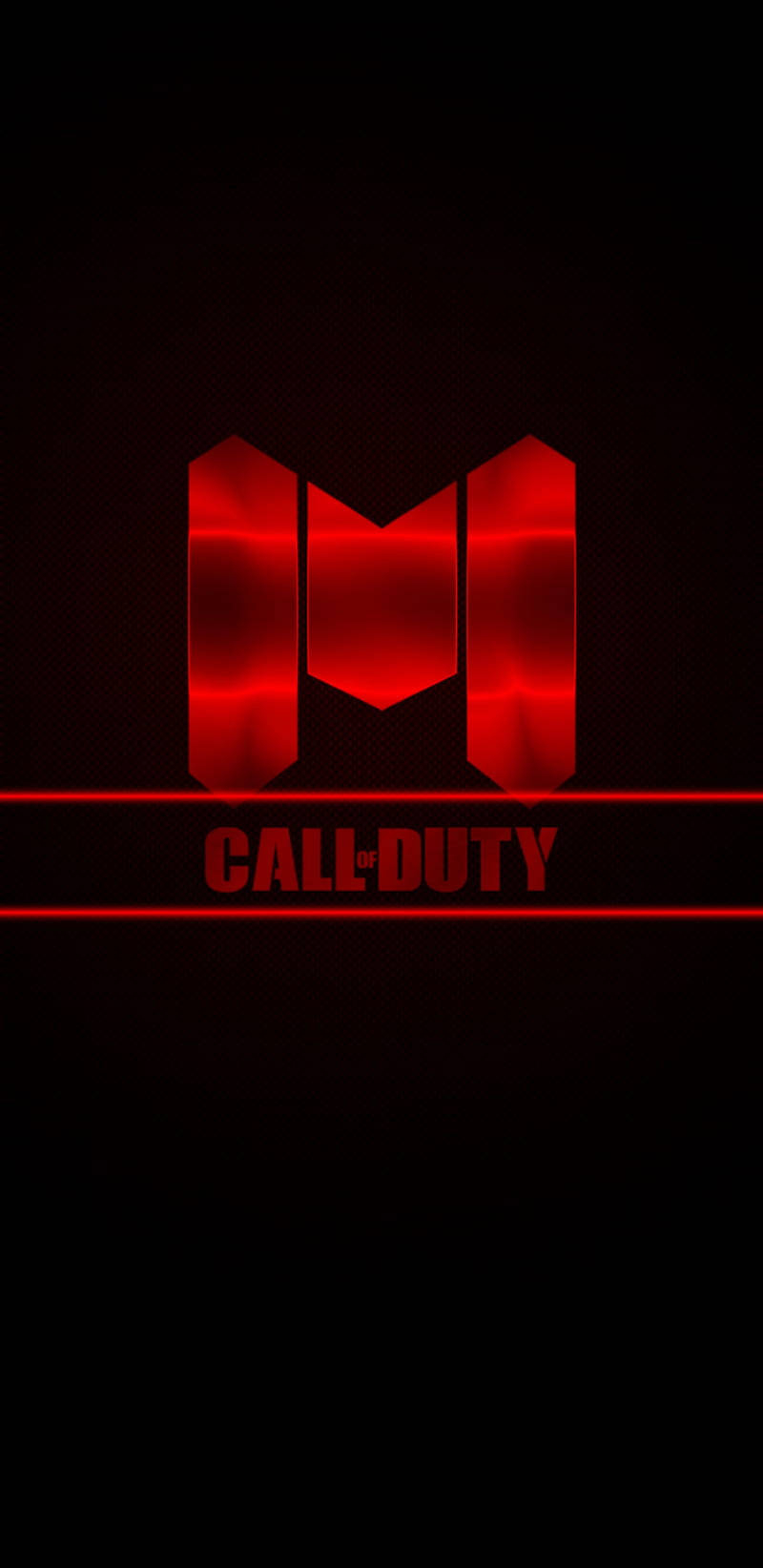 800x1650 Download Call Of Duty Mobile Red Logo Wallpaper, Phone