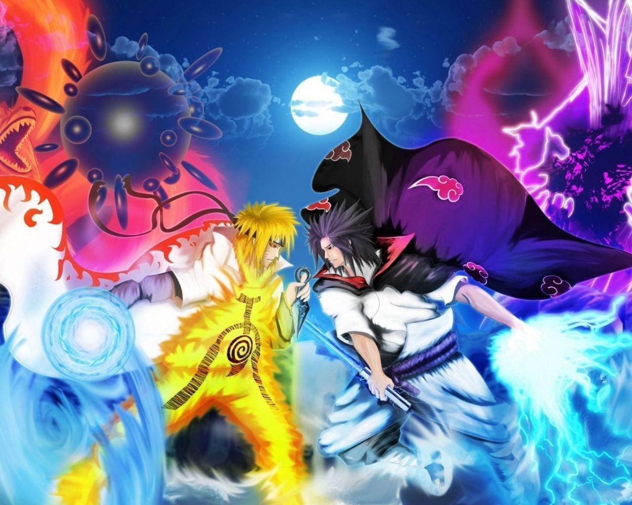 1280x1030 Free download Naruto And Sasuke Wallpaper [1920x1080], Desktop