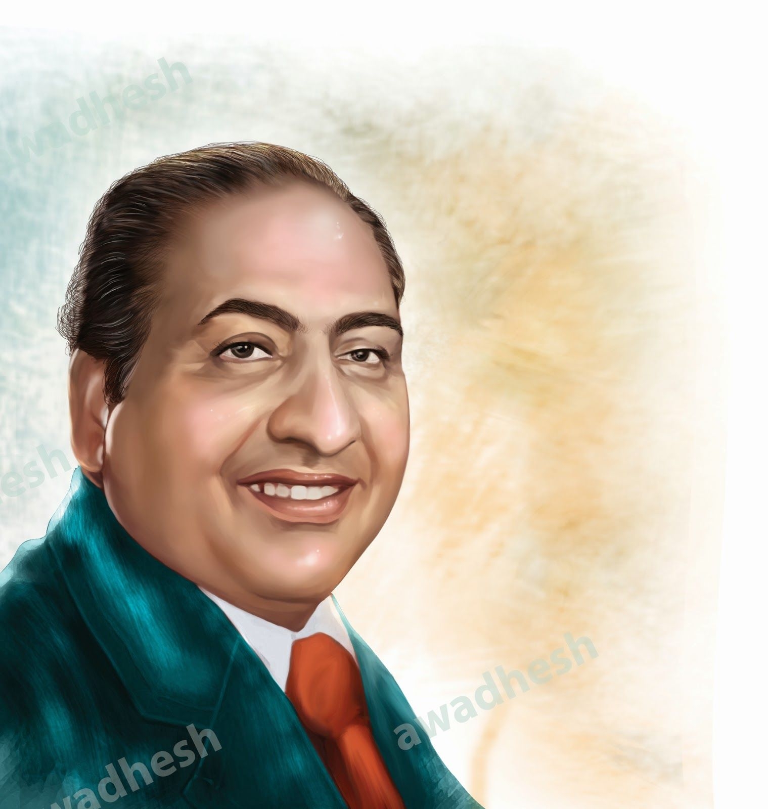 1520x1600 cartoon: Mohammad Rafi, Phone