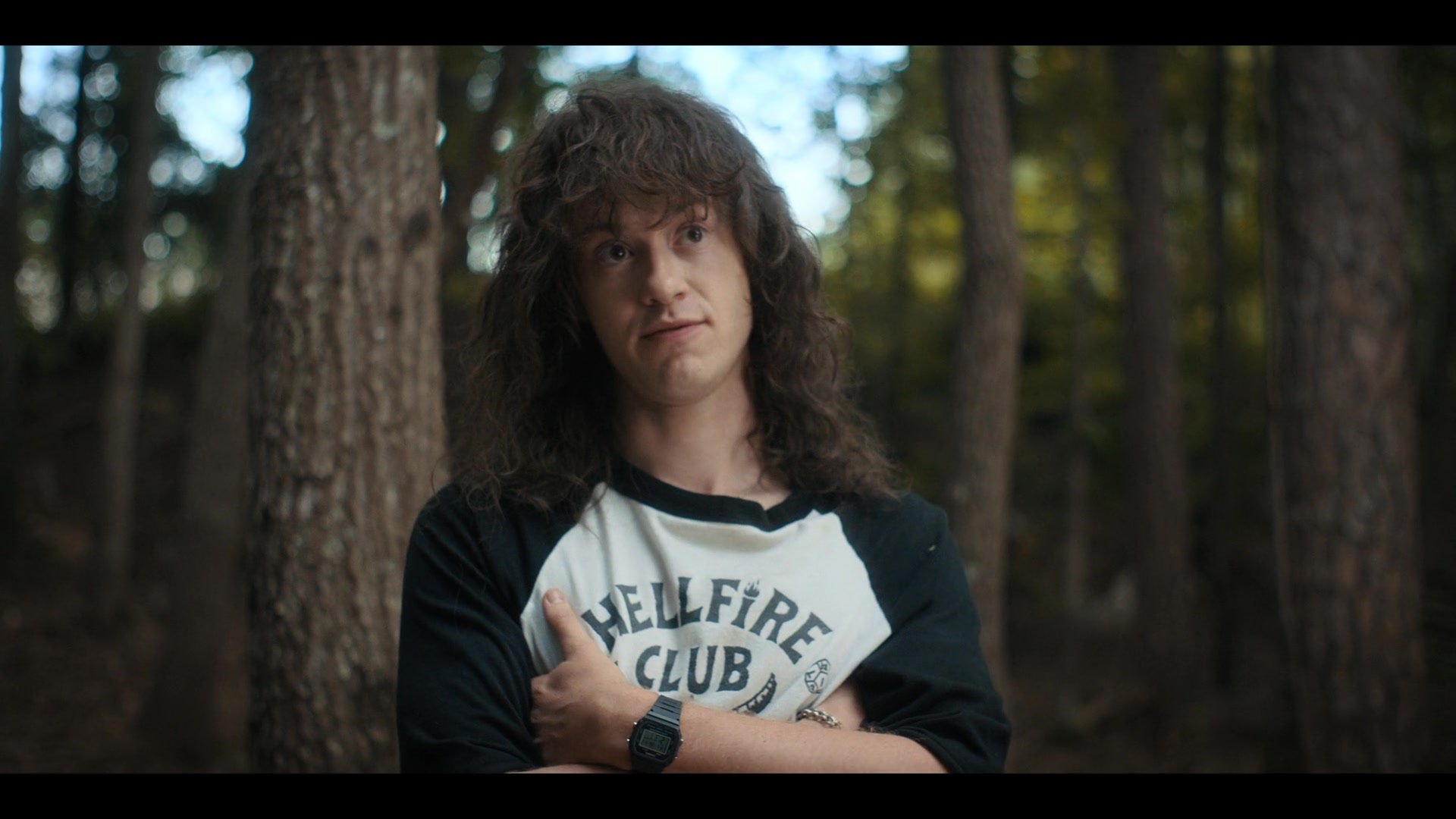 1920x1080 Casio Watch Of Joseph Quinn As Eddie Munson In Stranger Things S04E01 Chapter One: The Hellfire Club (2022), Desktop