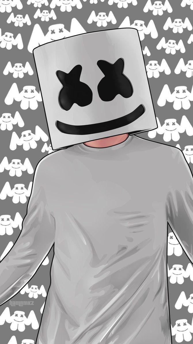 670x1200 Marshmello by hamnmkz. Design & Arts & logos in 2019, Phone