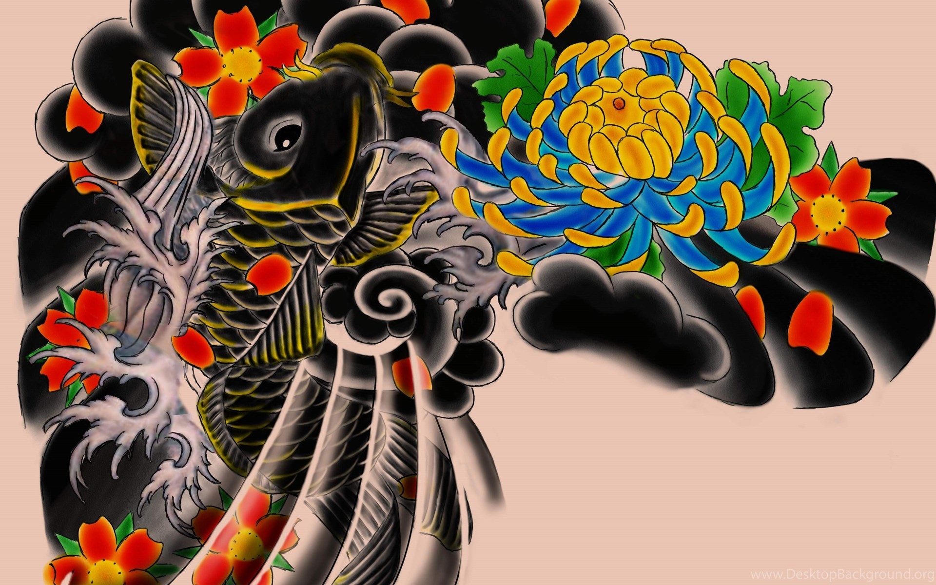 1920x1200 Japanese Tattoo Wallpaper Desktop Background, Desktop