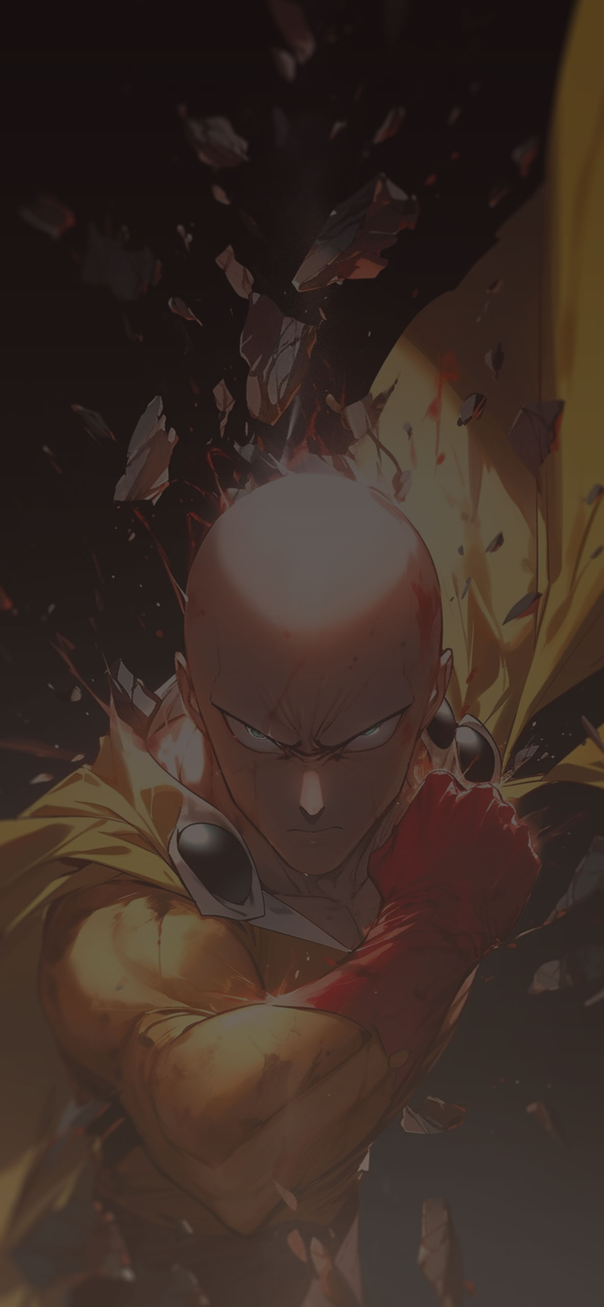 1190x2560 One Punch Man Saitama Art Wallpaper Wallpaper IPhone, Phone