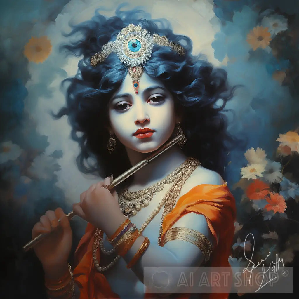 1030x1030 Youthful Krishna: The Cosmic Innocence, Phone