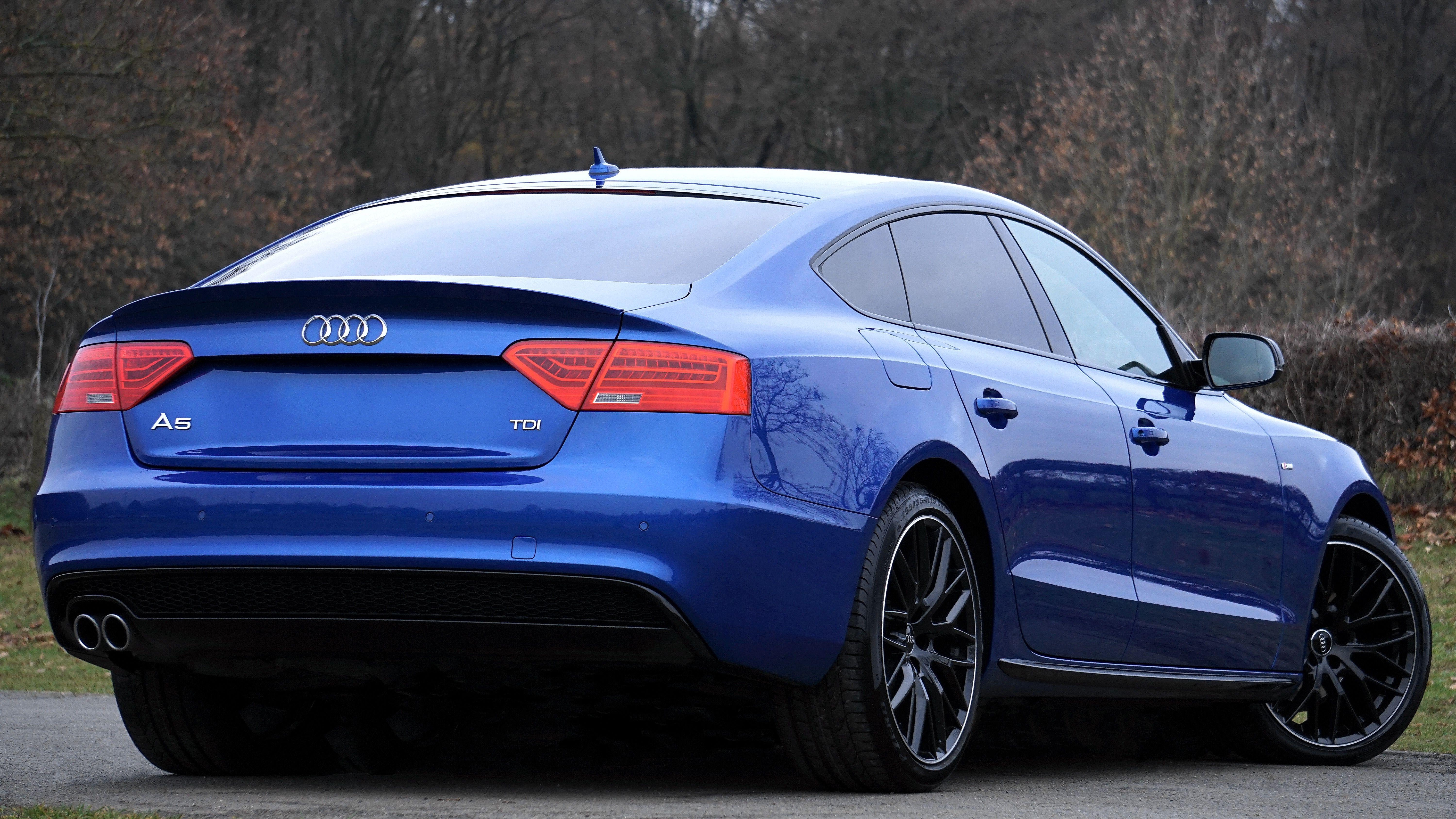 6000x3380 Audi A5 Blue Wallpaper 4K 5K. HD Wallpaper Background, Desktop