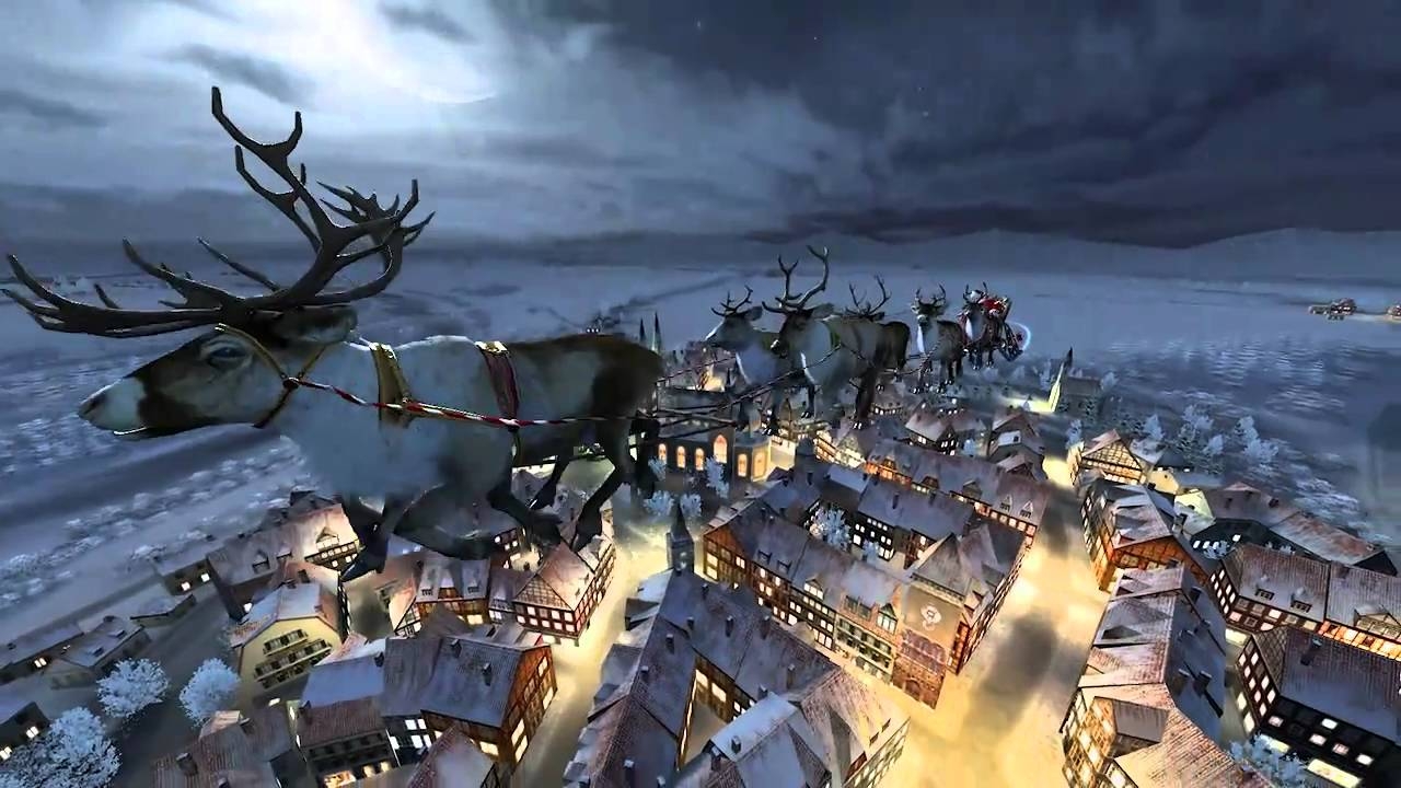 1280x720 Santa Claus 3D Live Wallpaper and Screensaver, Desktop