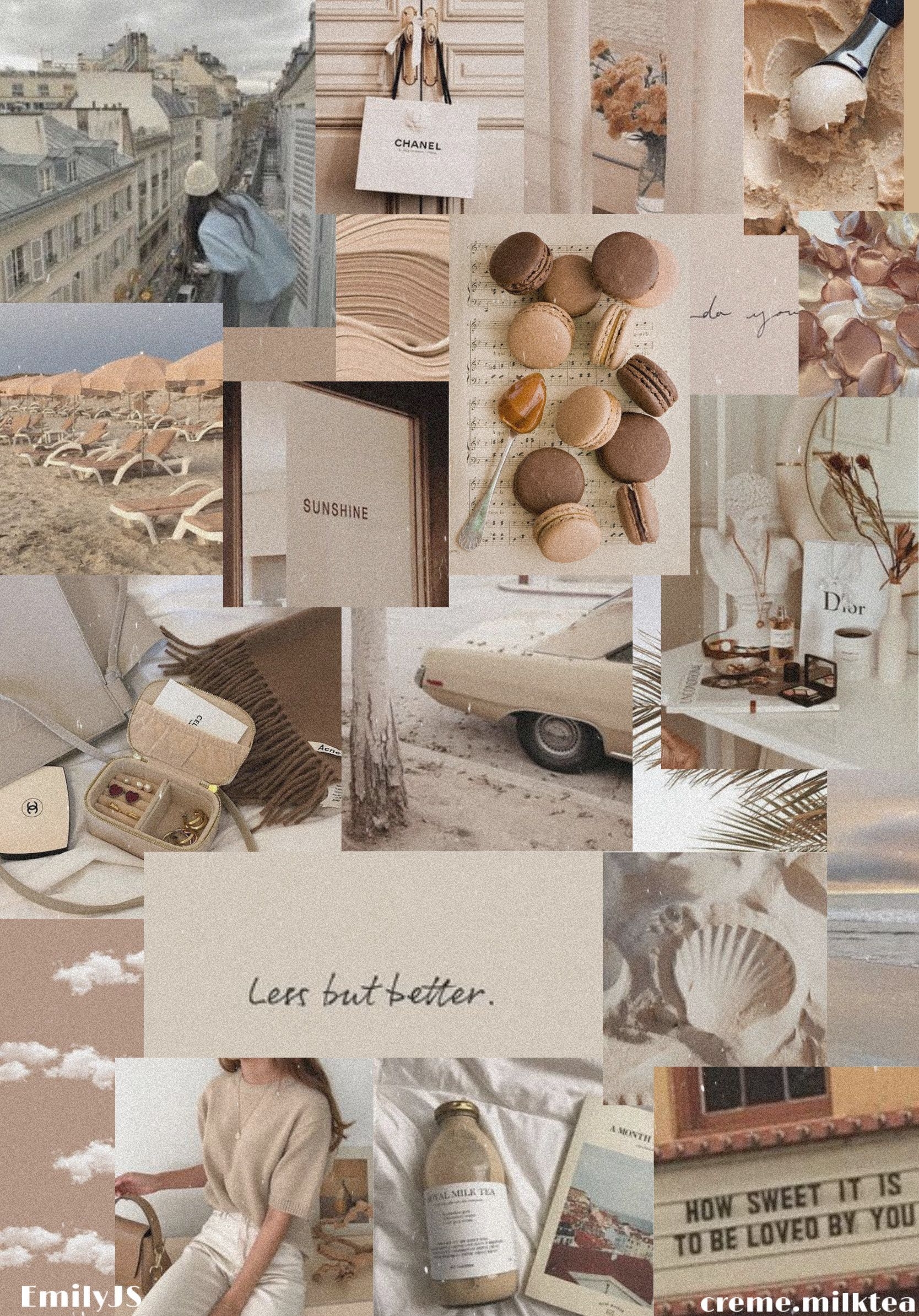 1670x2390 Aesthetic: Beige Soft, Phone