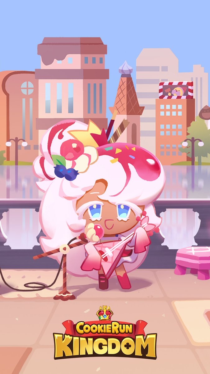 680x1200 Cookie Run: Kingdom out these cute wallpaper of the Cookie Kingdom's rising star, Parfait Cookie !, Phone