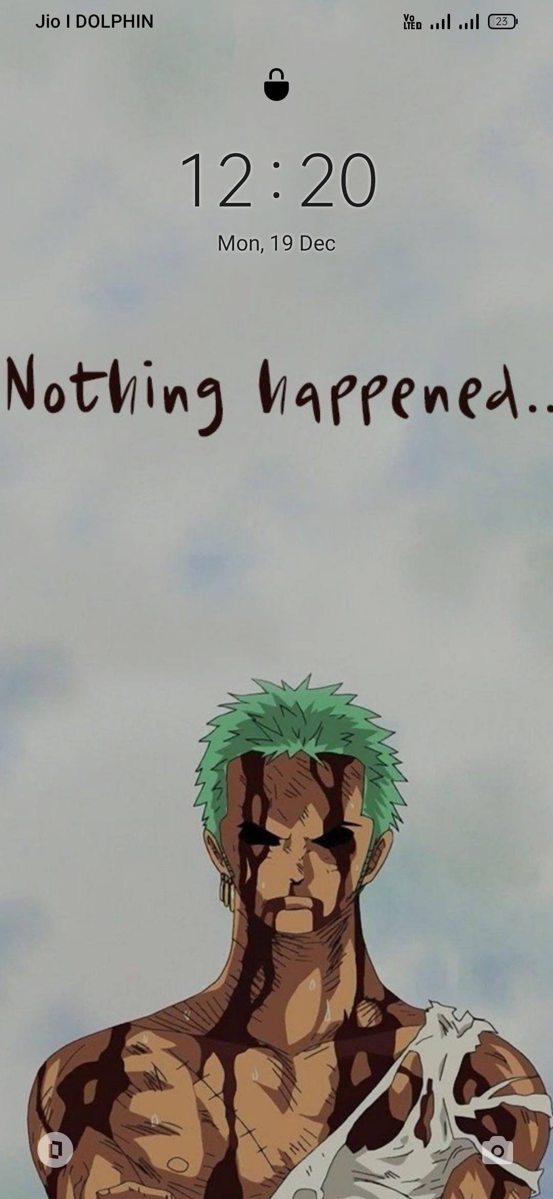 1080x2340 My Wallpaper of Zoro, Phone