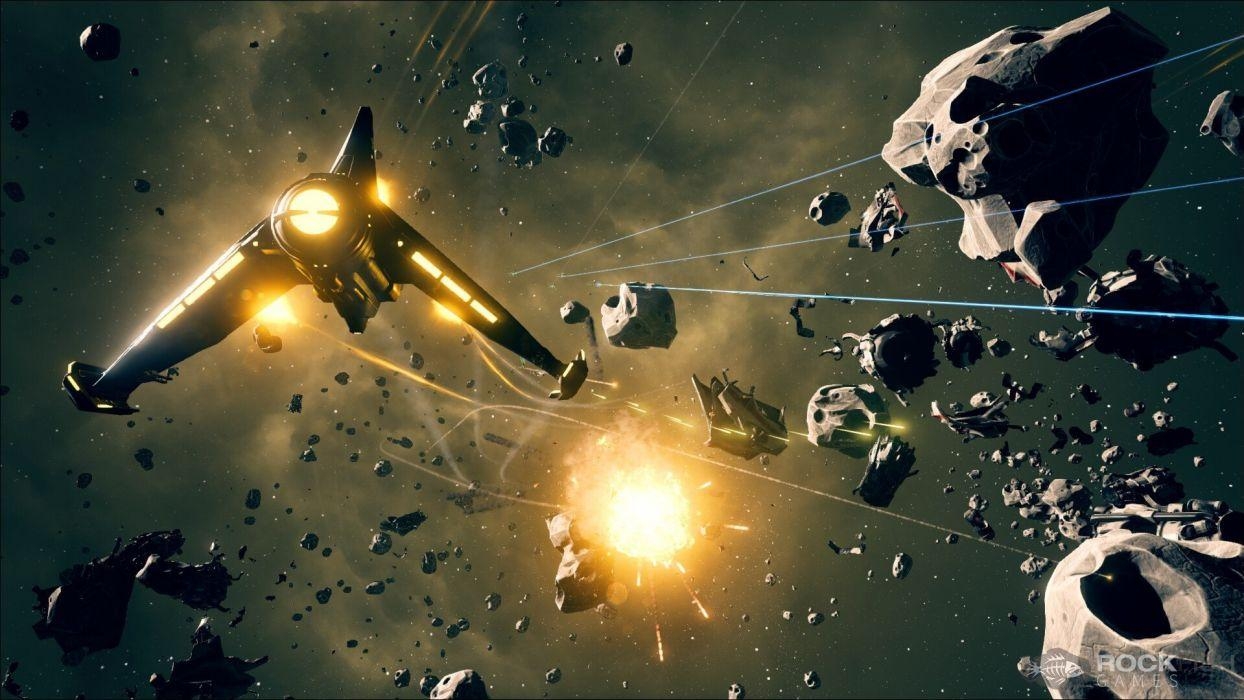 1250x700 EVERSPACE space shooter futuristic action fighting spaceship 1evers, Desktop