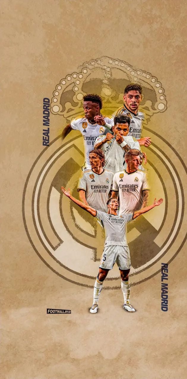 630x1280 Real Madrid 2023 2024 Wallpaper, Phone