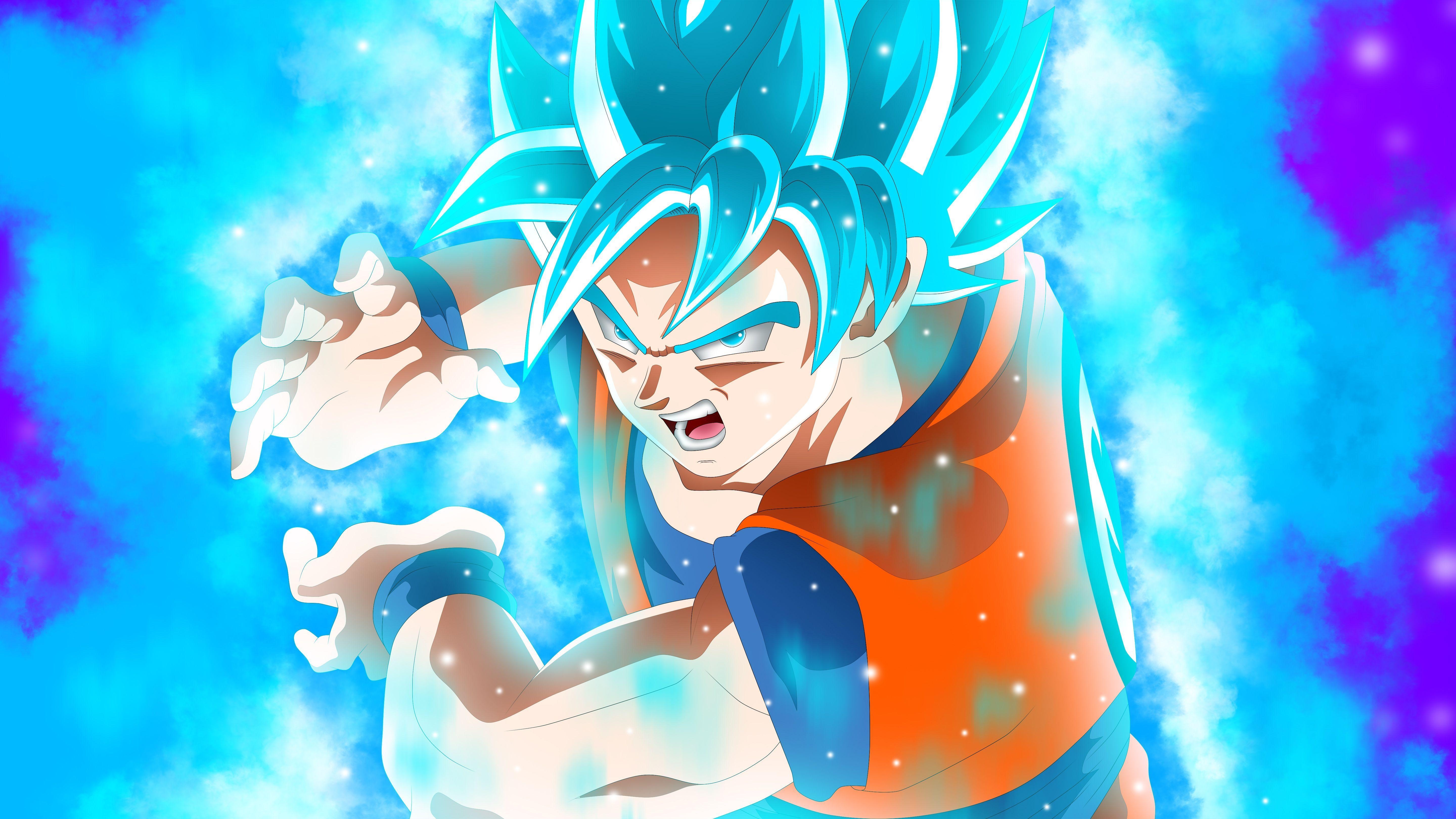 5760x3240 Wallpaper Goku, Dragon Ball Super, 4K, 8K, Anime, Desktop