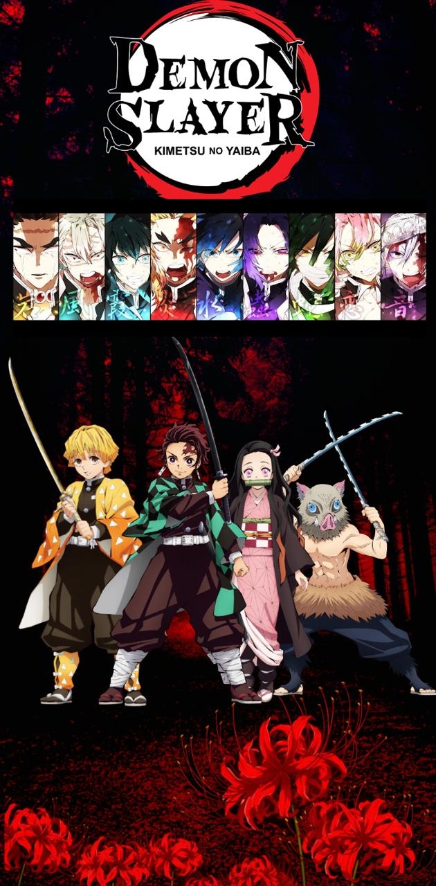 630x1280 Demon Slayer wallpaper, Phone