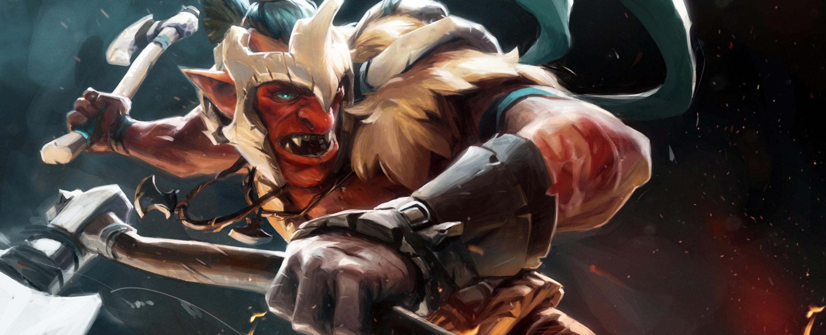 2660x1080 free dota 2 wallpaper lovely visage dota 2 wallpaper of dota 1, Dual Screen