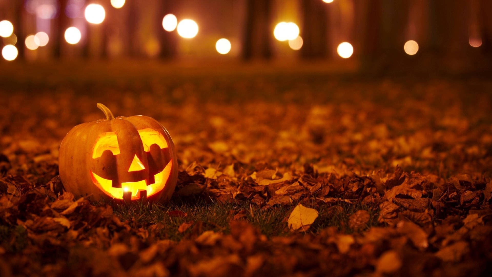 1920x1080 Download Jack O' Lantern Halloween Aesthetic Wallpaper, Desktop