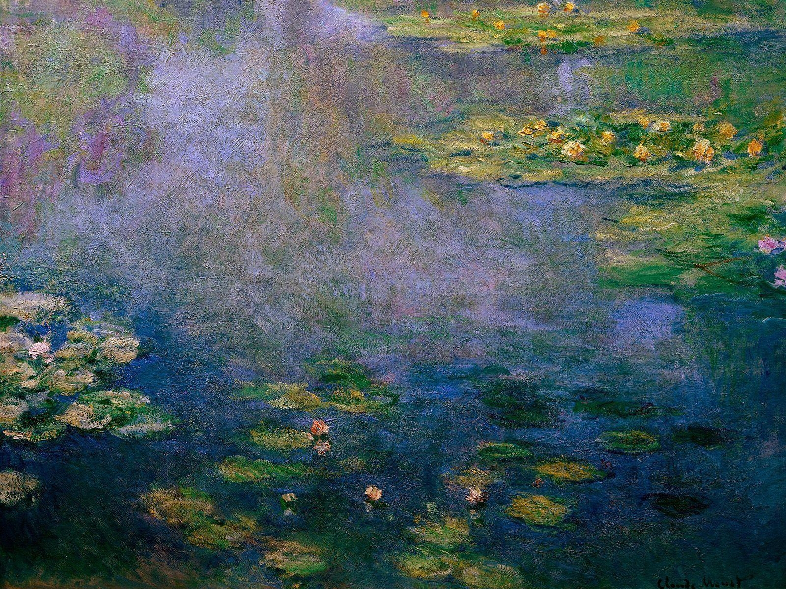 1600x1200 Painting Claude Monet Lilies wallpaper and image, Desktop