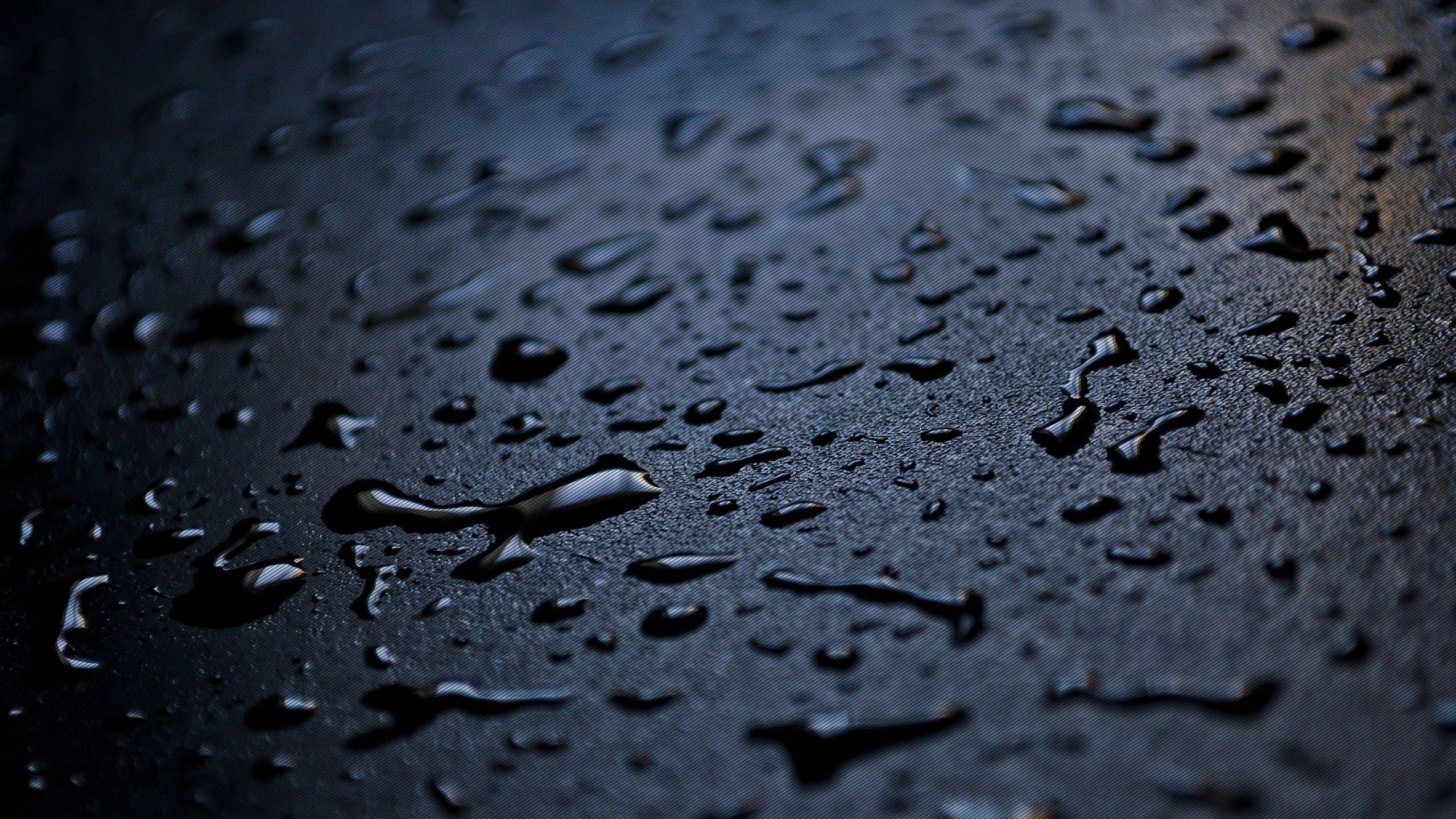 2560x1440 Rain Drops Wallpaper, Desktop