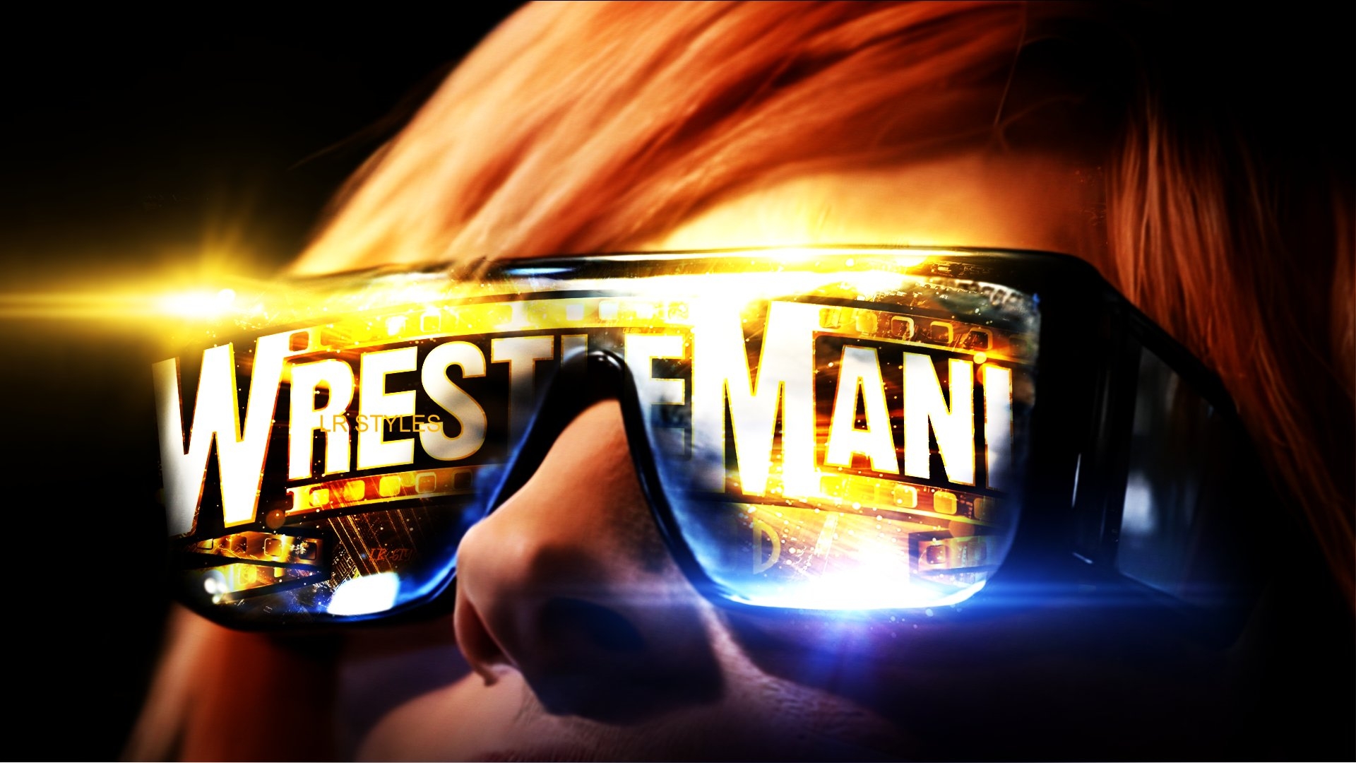 1920x1080 Lucio Monreal Rodrigues 39 Poster / Logo ft. Becky Lynch #WWE #wrestlemania #WrestleMania39, Desktop