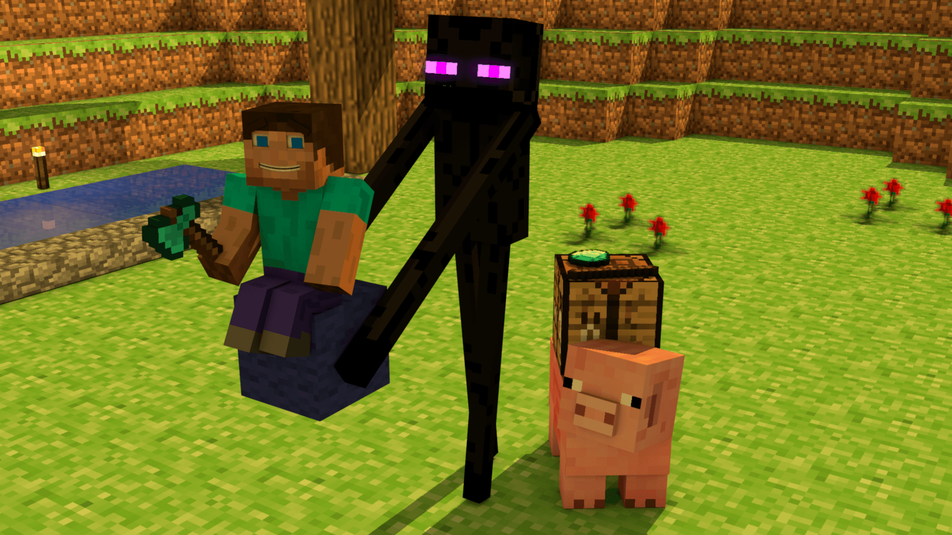 1920x1080 Minecraft Enderman Wallpaper 779879, Desktop