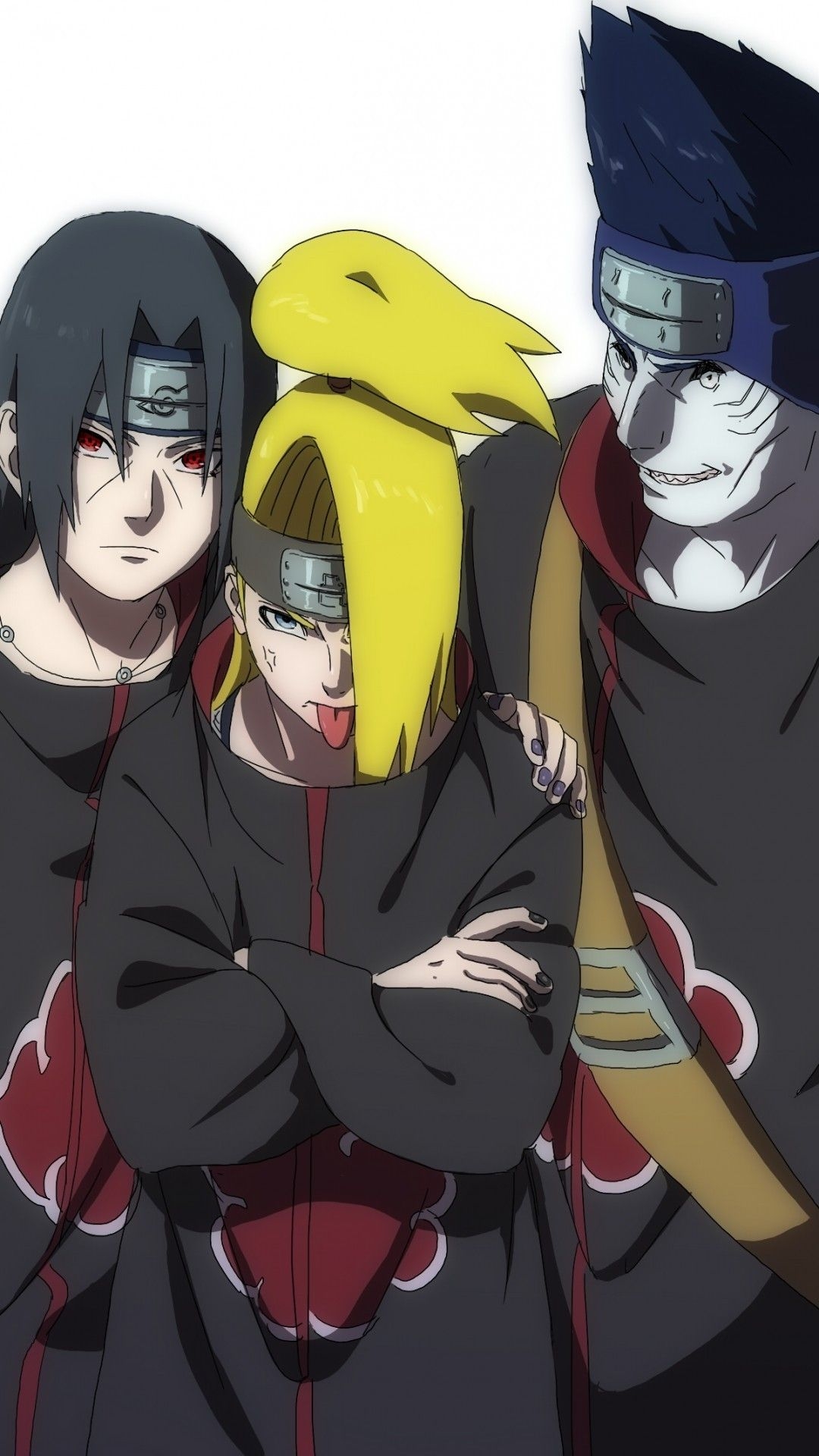 1080x1920 Naruto, Akatsuki, Deidara, Uchiha Itachi, Hoshigaki 6, Phone