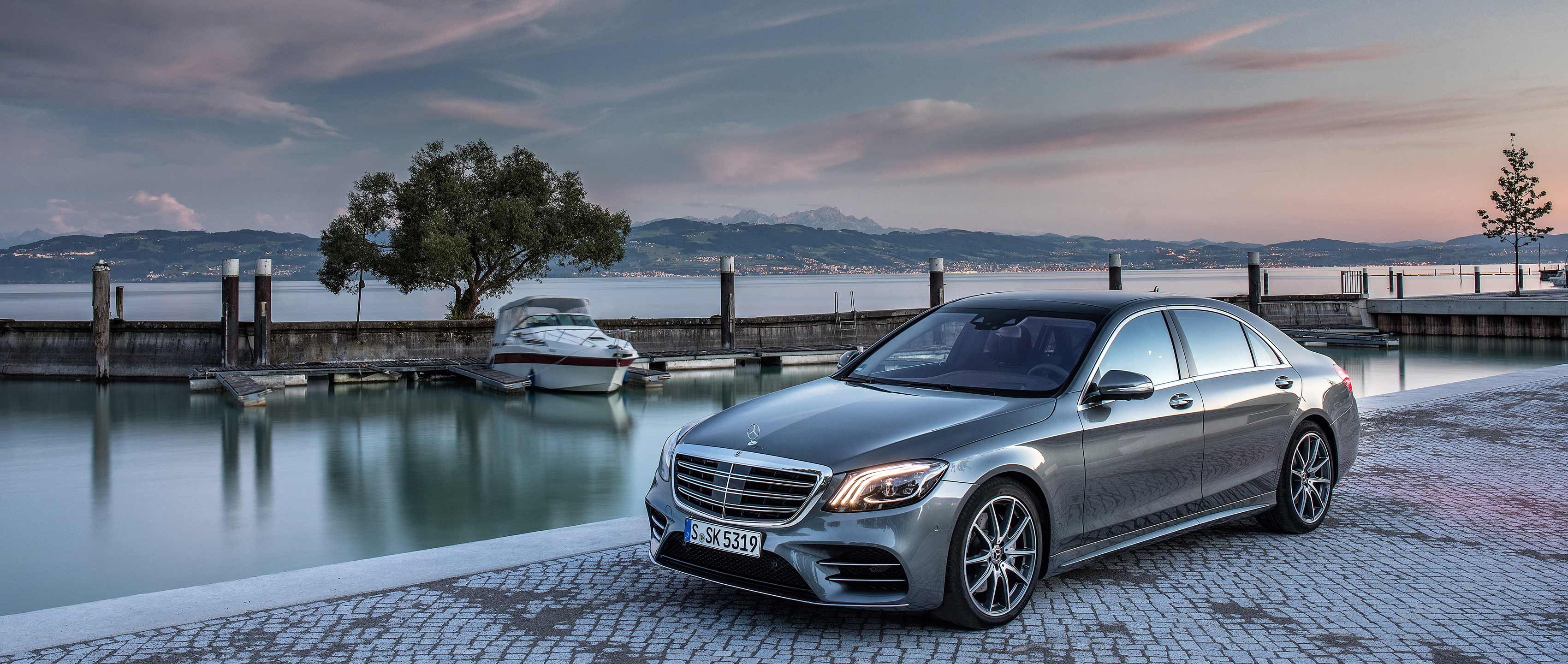 3400x1440 Mercedes Benz S Class: The Automotive Benchmark, Dual Screen