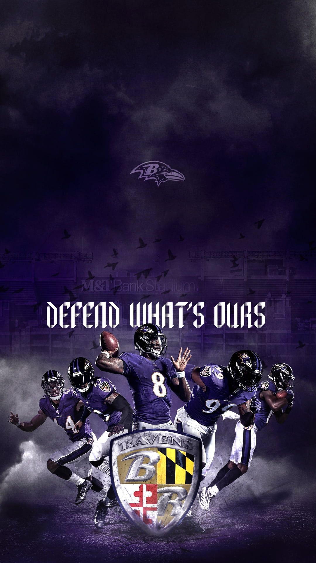 1080x1920 Baltimore Ravens Wallpaper, Phone