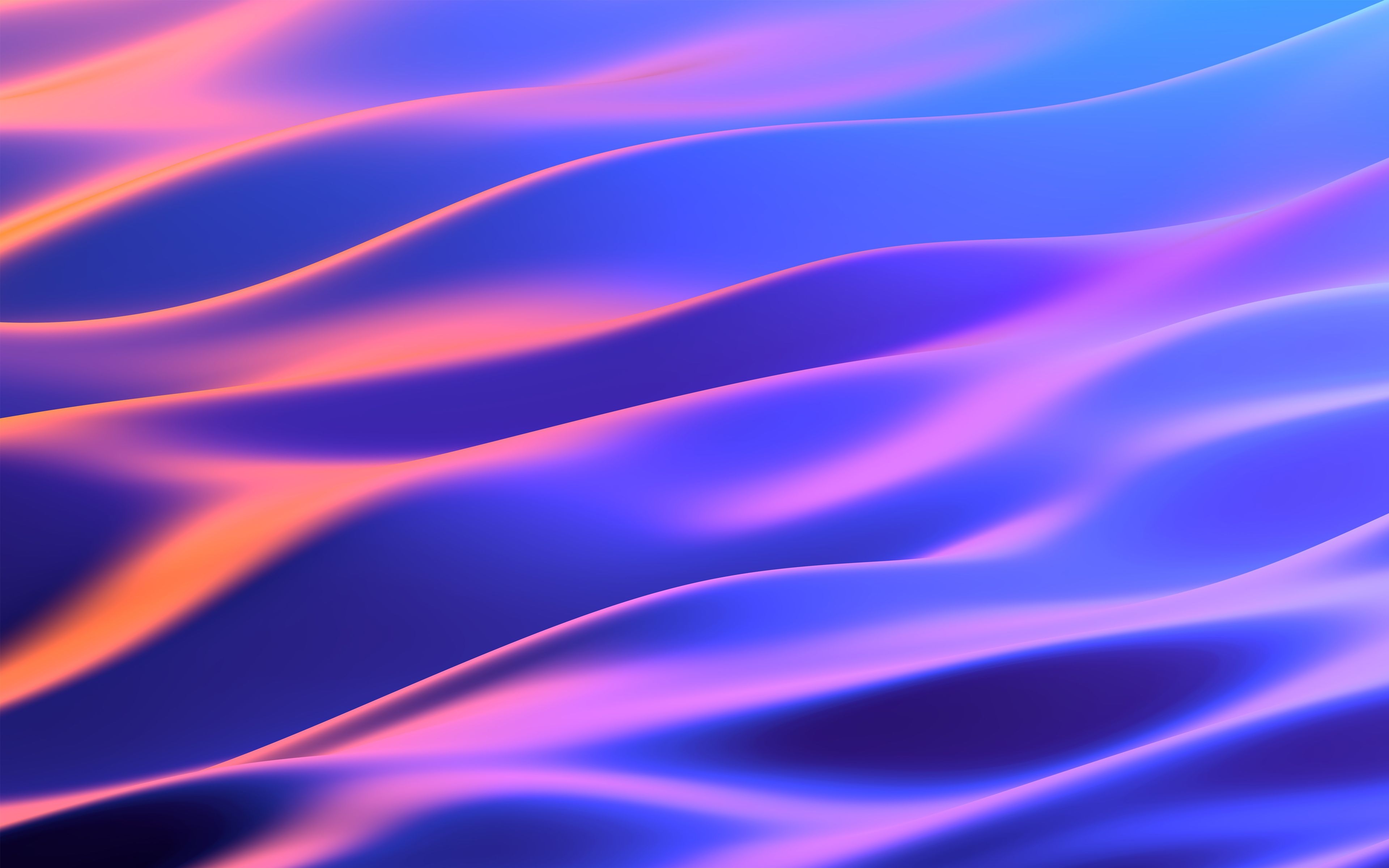 3840x2400 Neon Dunes 4K 8K Wallpaper, Desktop