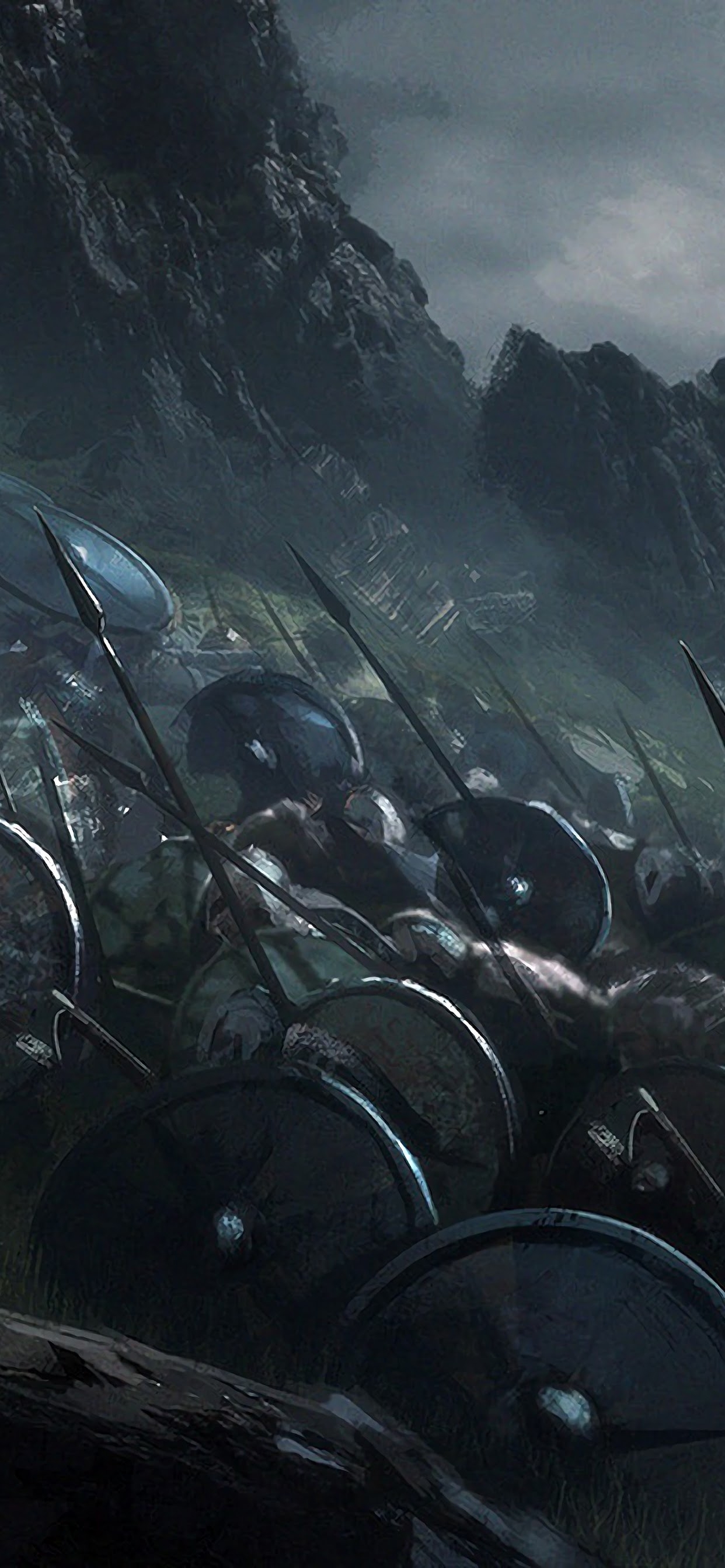 1250x2690 Viking Fantasy Army 4K Wallpaper, Phone