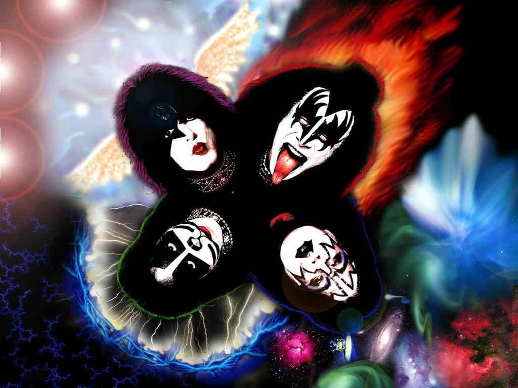 1030x770 KISS Wallpaper: KISS. Kiss artwork, Vintage kiss, Kiss art, Desktop