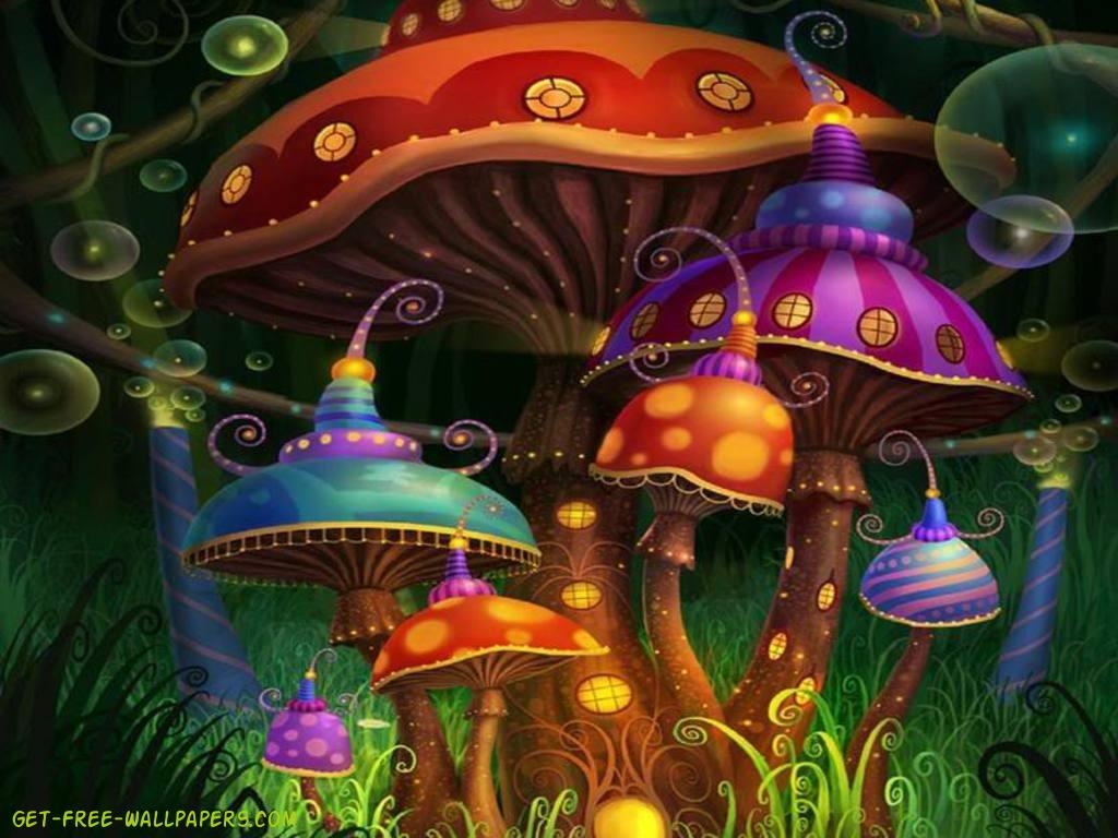 1030x770 Neon Trippy Mushrooms Wallpaper. Hippie Mushrooms Wallpaper, Mushrooms Moss & Wallpaper and Colourful Mushrooms Wallpaper, Desktop