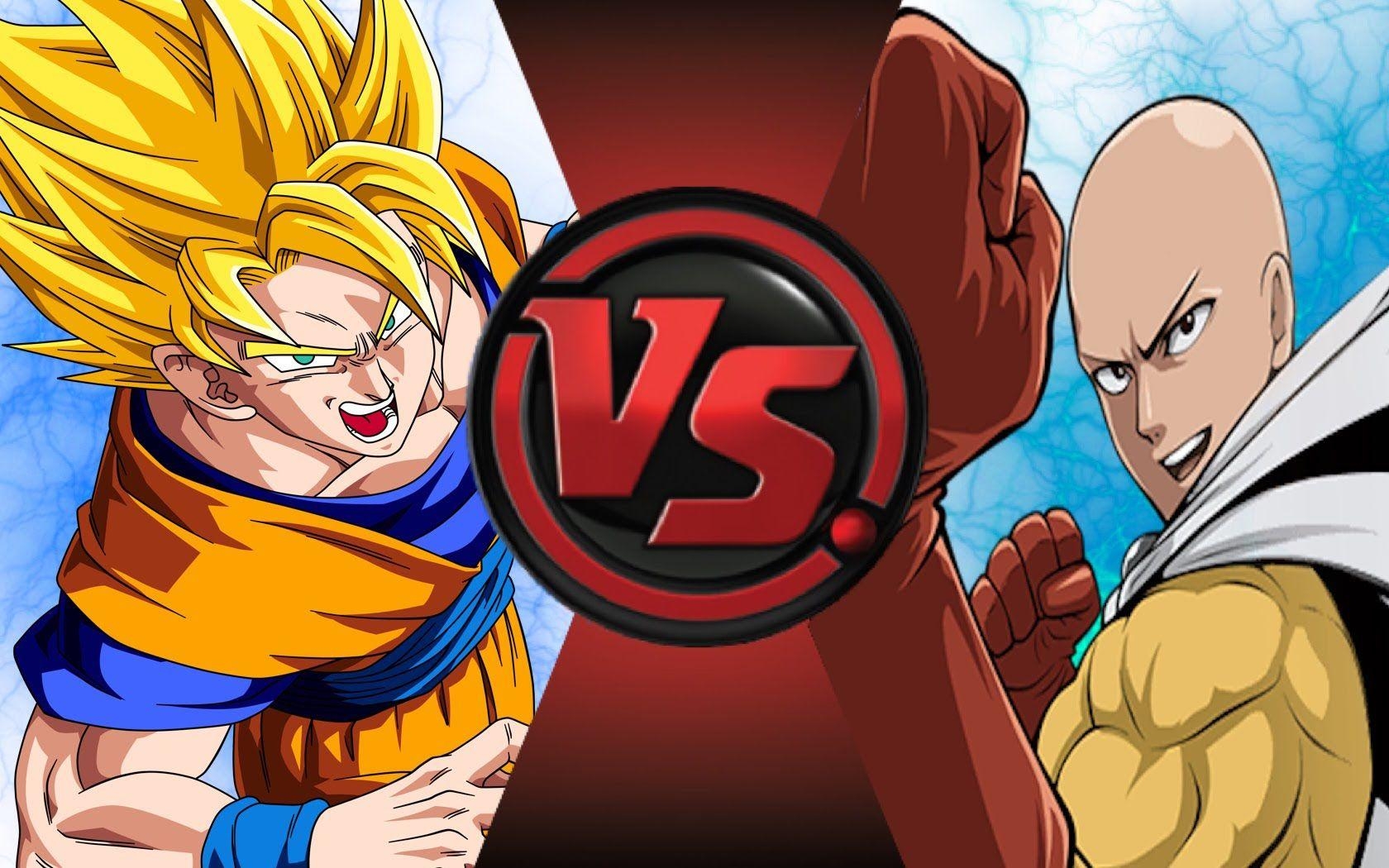 1680x1050 GOKU vs SAITAMA (One Punch Man)! Cartoon Fight Club Episode 40, Desktop