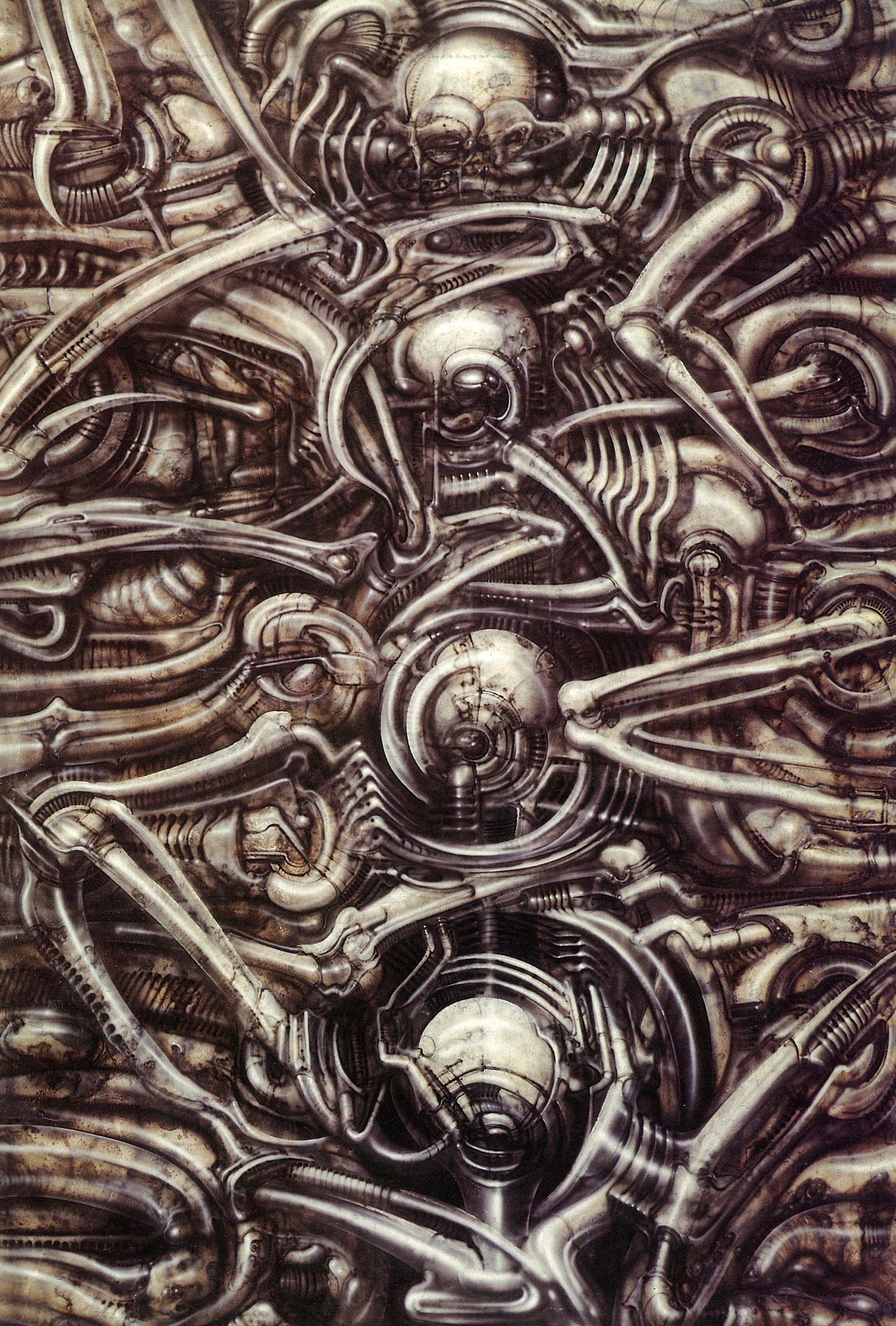 2290x3390 H R GIGER Art Artwork Dark Evil Artistic Horror Fantasy Sci Fi, Phone