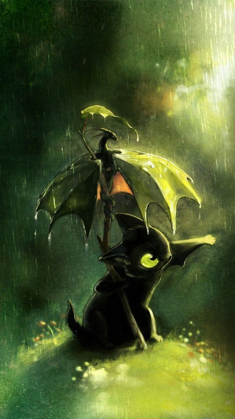 750x1340 cute dragon toothless iphone 6 wallpaper, Phone