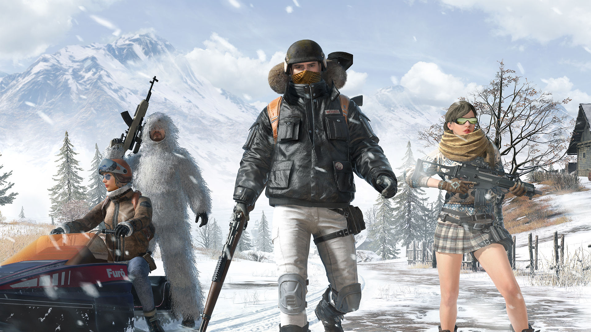 1920x1080 PUBG's snowy Vikendi map is now live on PS4 and Xbox One, Desktop