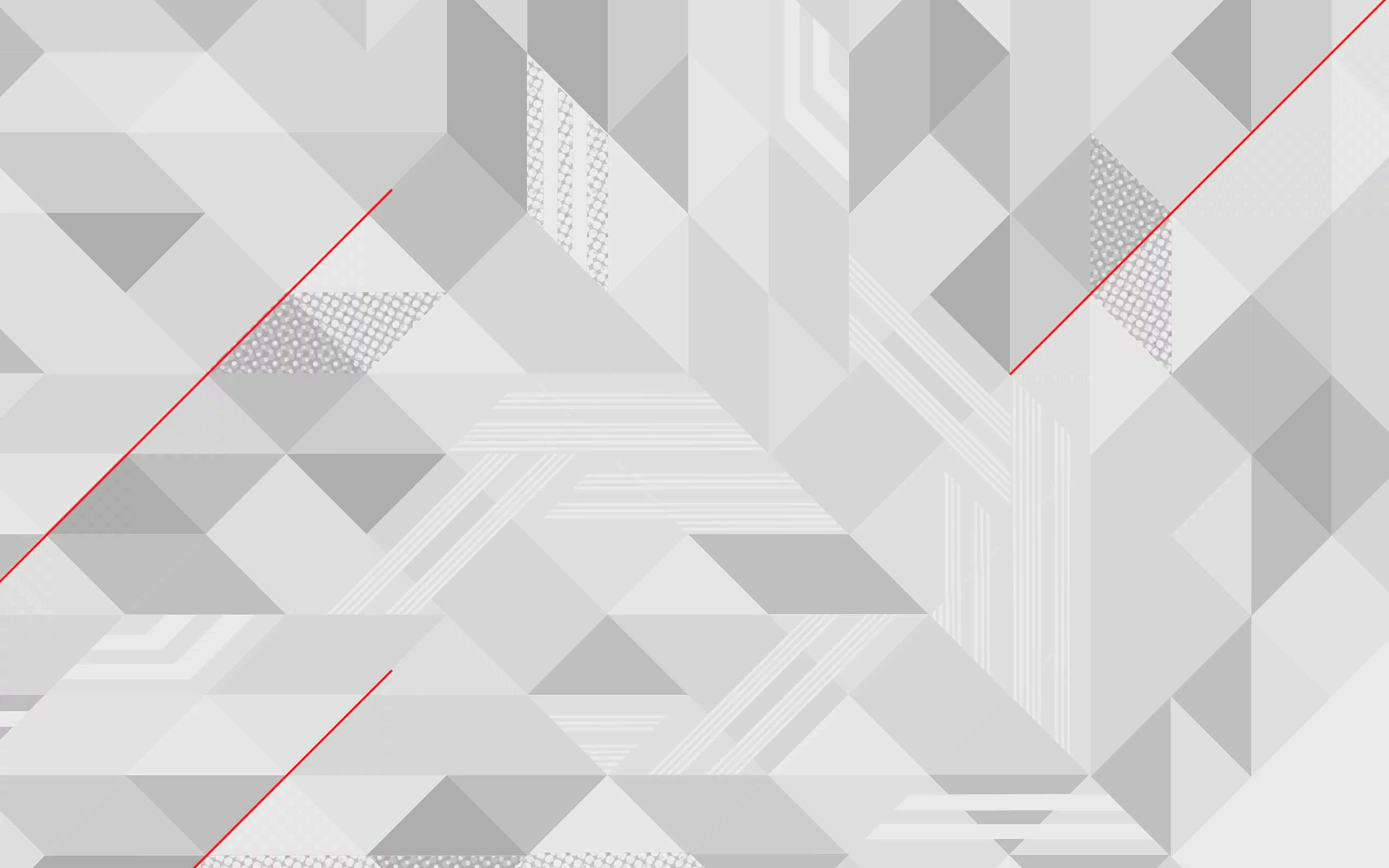 3840x2400 wallpaper for desktop, laptop. white abstract triangle pattern bw, Desktop