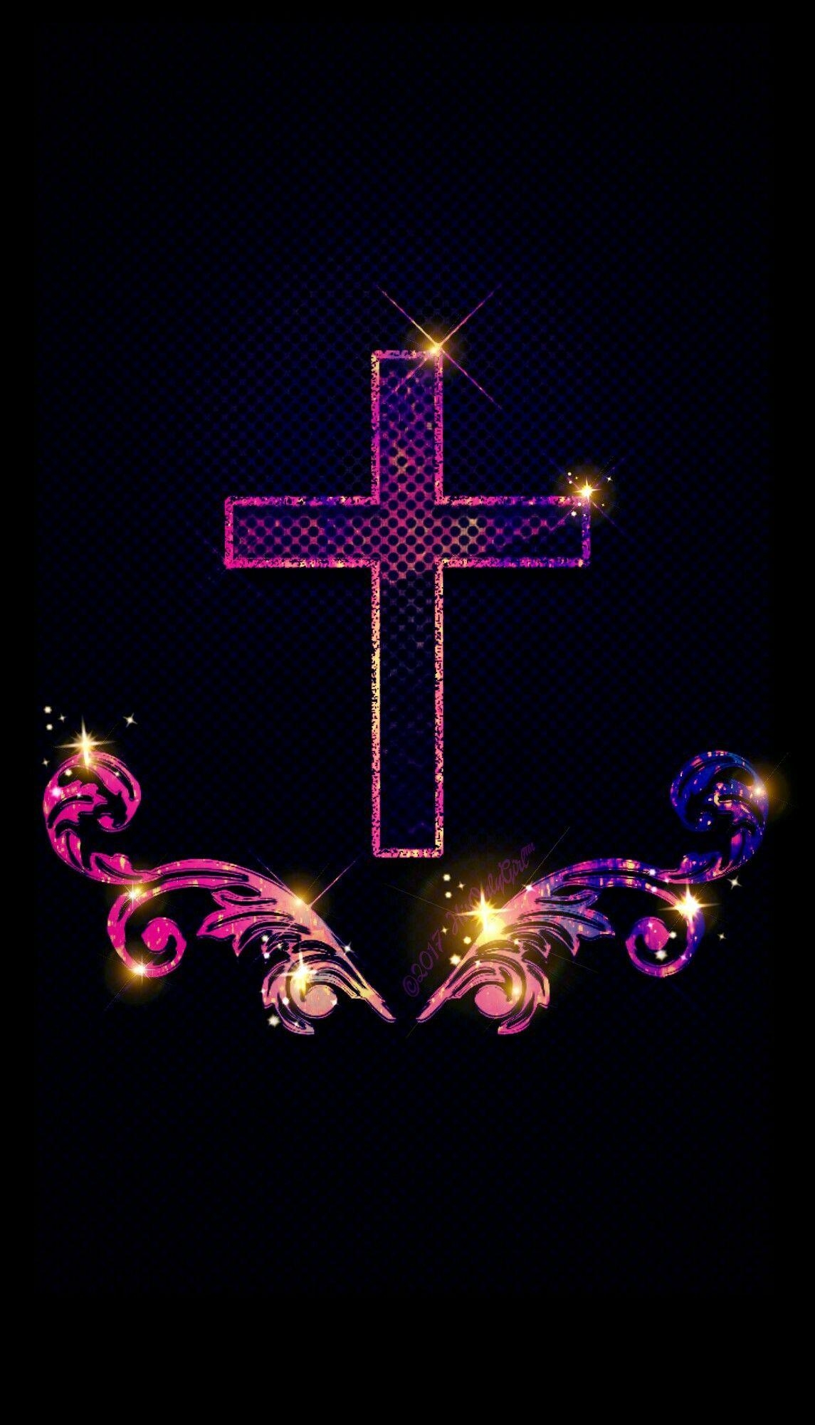 1150x2010 Colorful cross galaxy wallpaper I created for the app CocoPPa, Phone