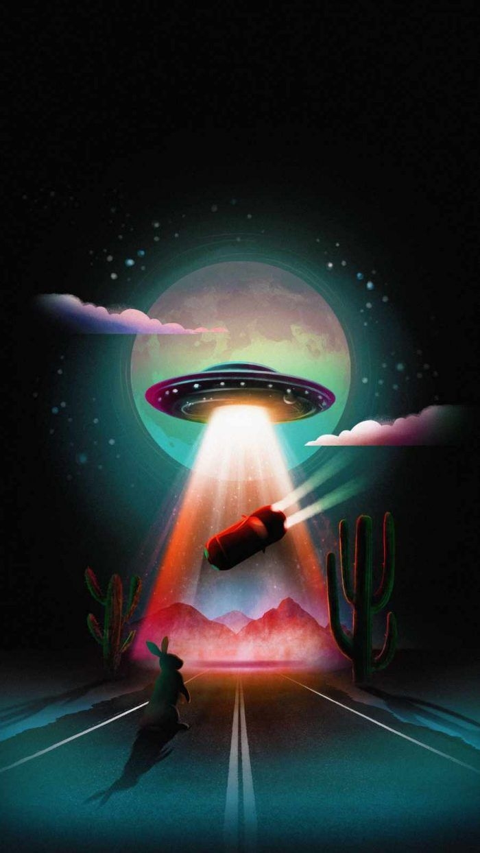 700x1250 Silence iPhone Wallpaper Wallpaper, iPhone Wallpaper. Alien abduction, Space phone wallpaper, Alien aesthetic, Phone