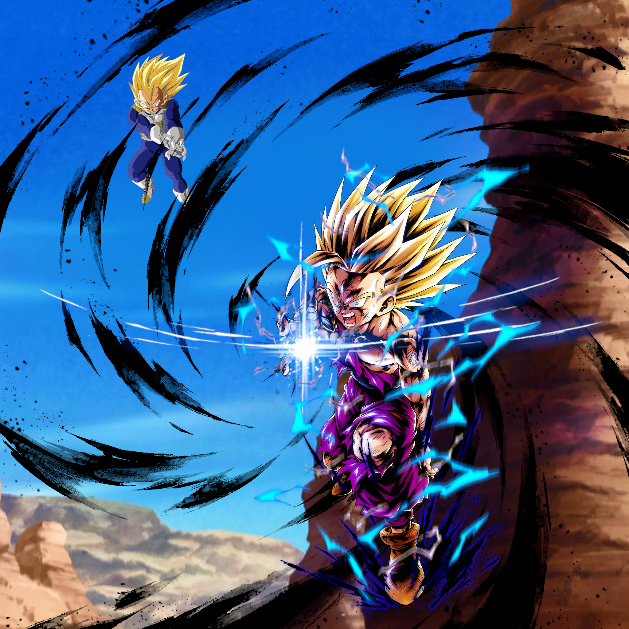 2050x2050 Gohan Super Saiyan 2 Wallpaper Free Gohan Super Saiyan 2 Background, Phone