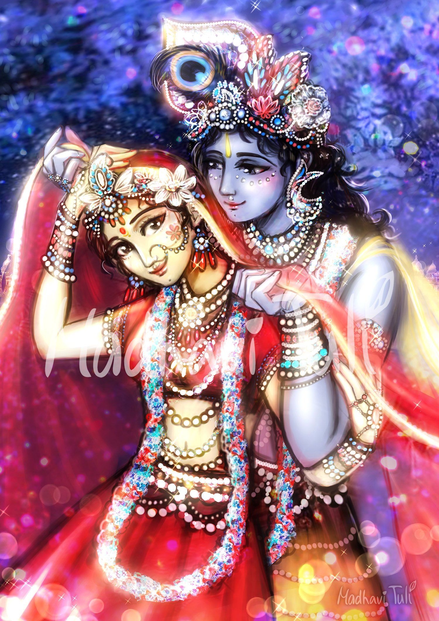 1500x2130 Beautiful Wallpaper Radha Krishna, Phone