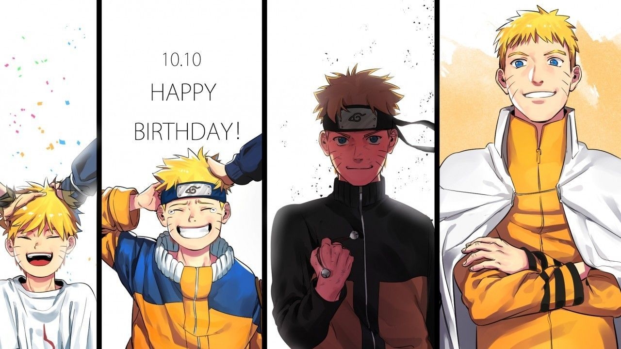 1280x720 Birthday Naruto Wallpaper, Desktop