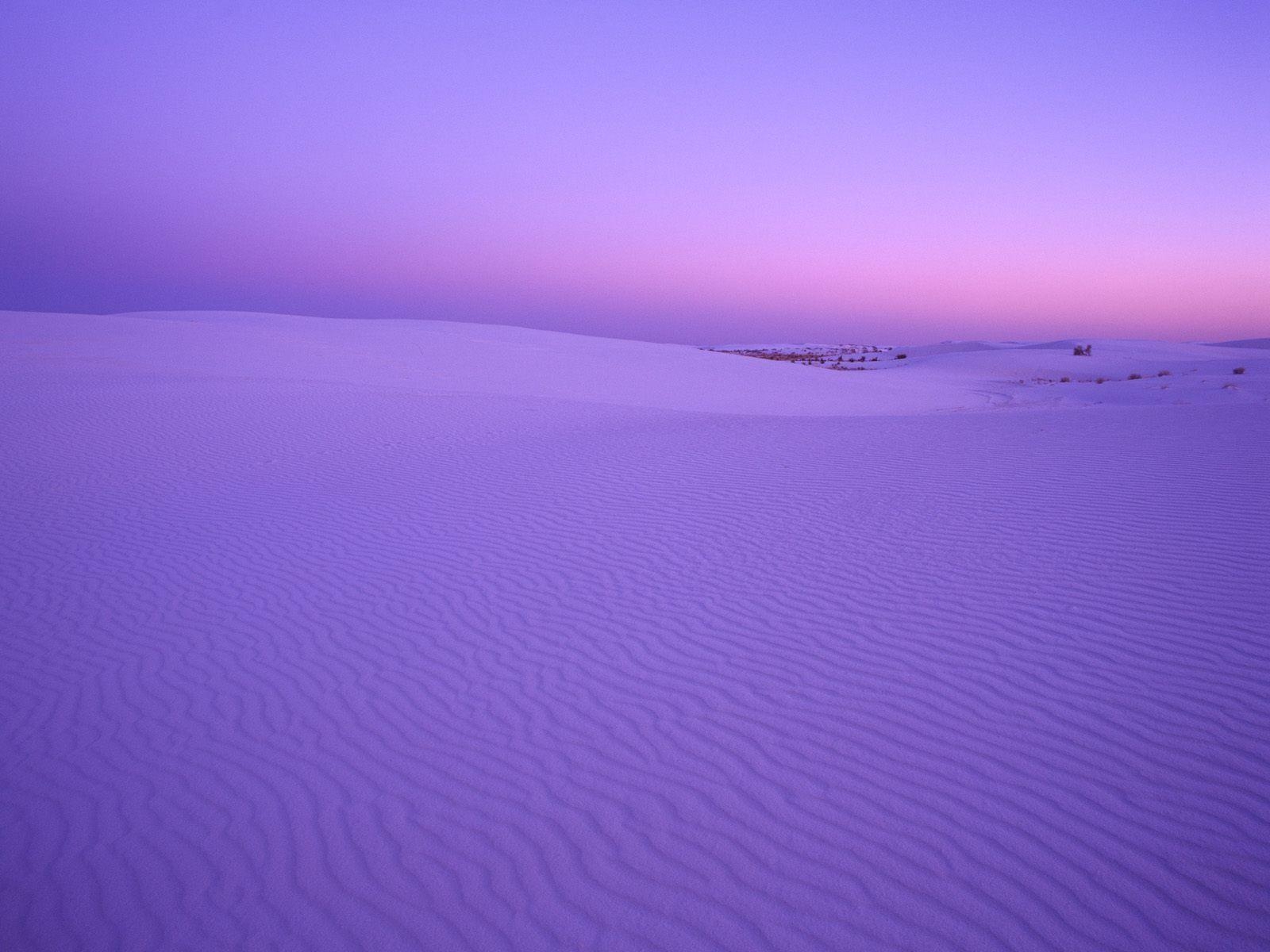 1600x1200 White Sands National Monument At Twilight New Mexico, Desktop