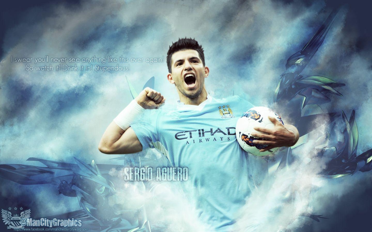 1440x900 Sergio aguero man city wallpaper, Desktop