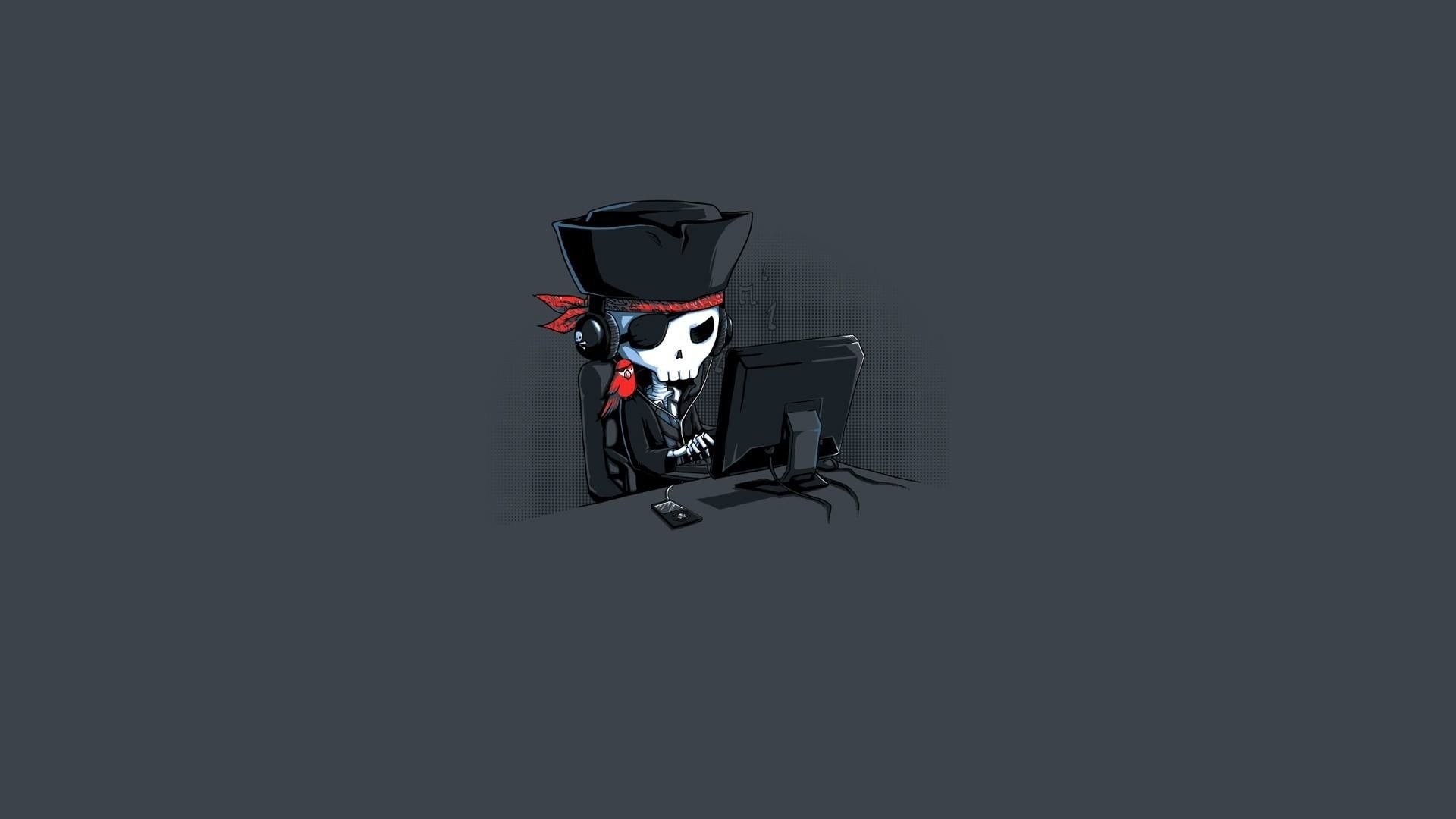 1920x1080 Pirate Hacker Minimalism, HD Artist, 4k Wallpaper, Image, Desktop