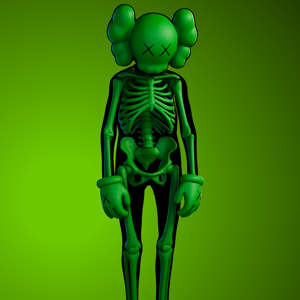 1030x1030 Fortnite KAWS Skeleton Skin, Costumes, Skins & Outfits ⭐ ④nite.site, Phone